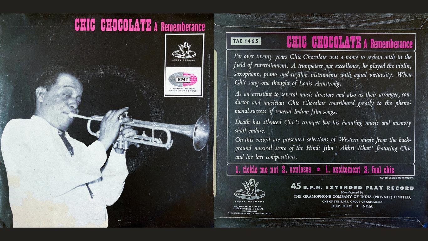 Chic Chocolate Album Cover front and back