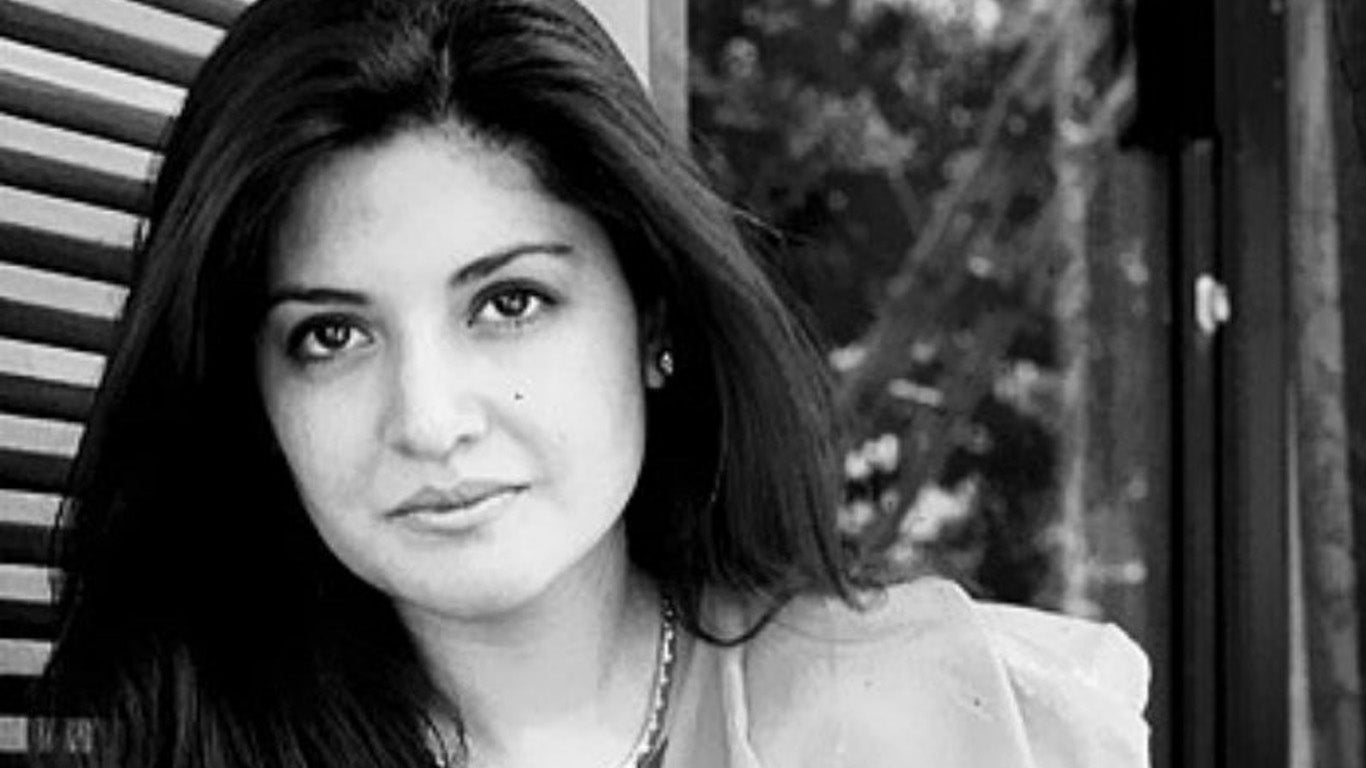 Black and white portrait photo