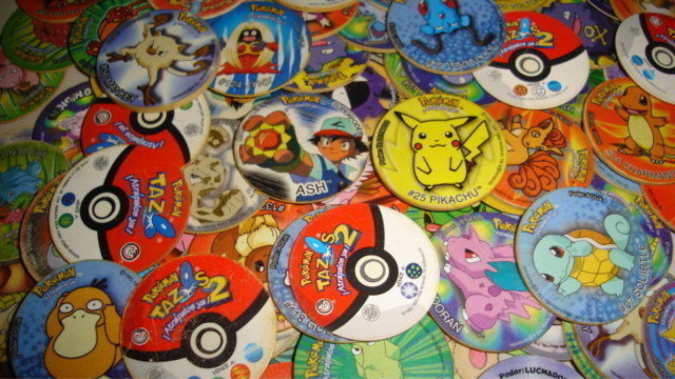 Tazos pokemon disks