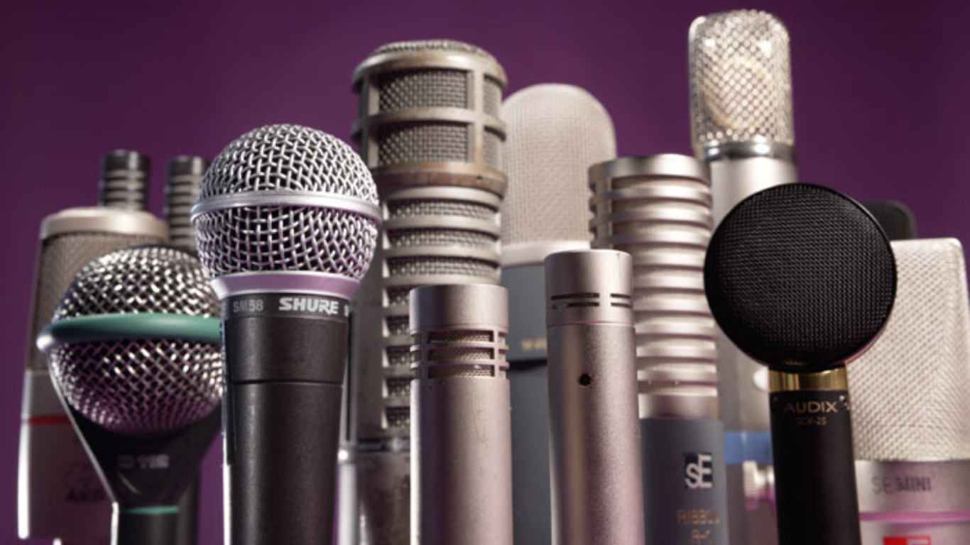 Different kinds of Microphones