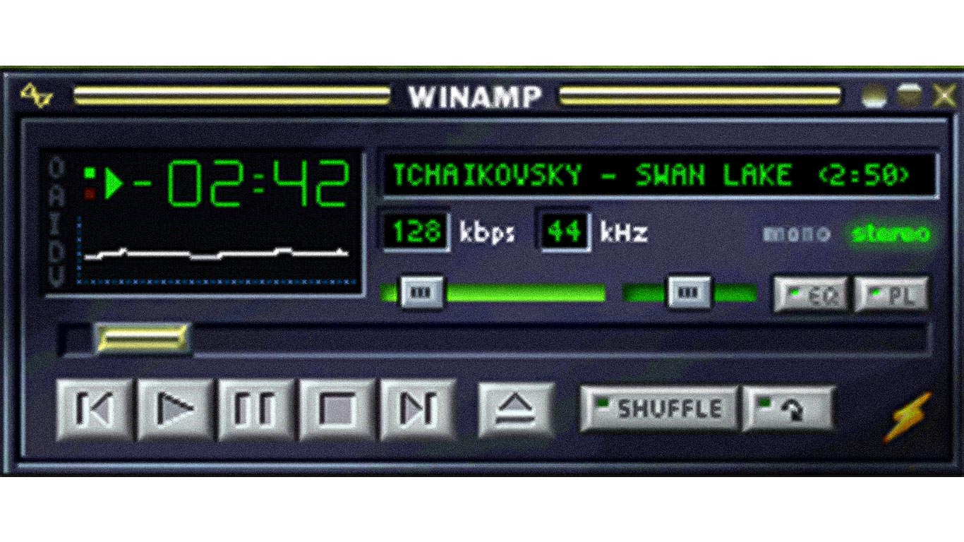 WinAMP interface