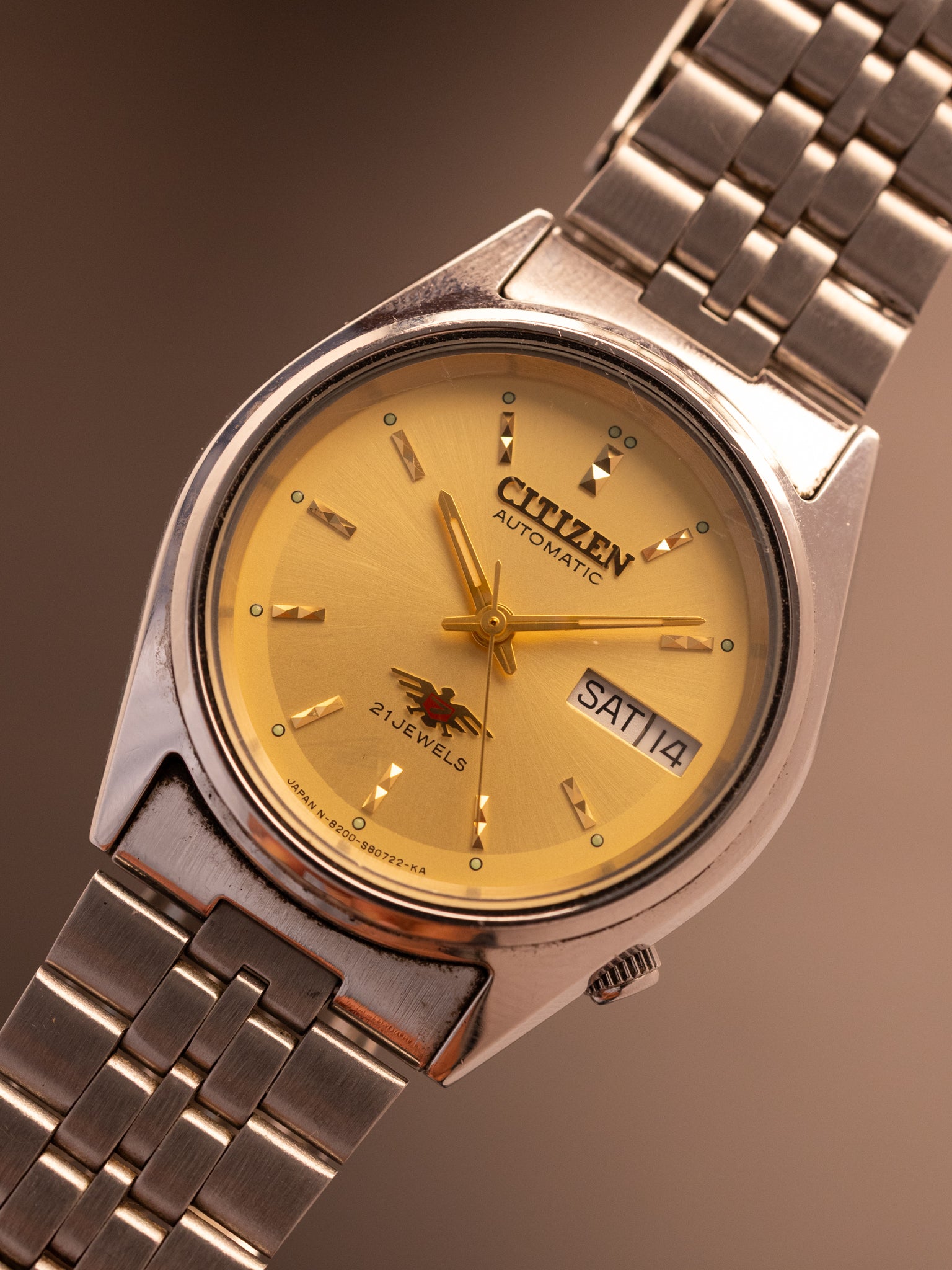 Citizen Eagle 7 Gold Dial GN-4-S (Ref. 4-038835 HST) (33mm