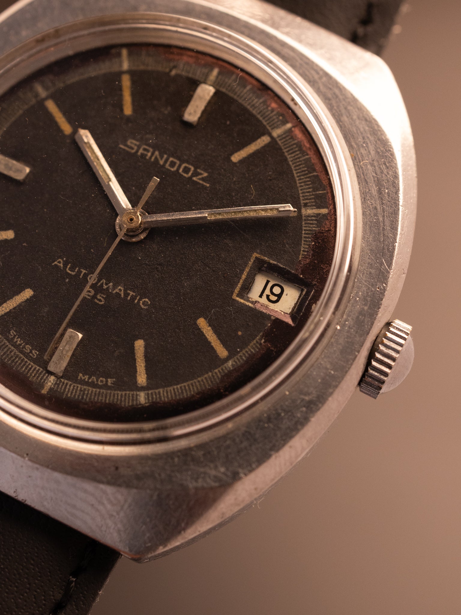 Sandoz Automatic 25 Jewels (Ref. 1766-Y-94-2) (37mm; Automatic)