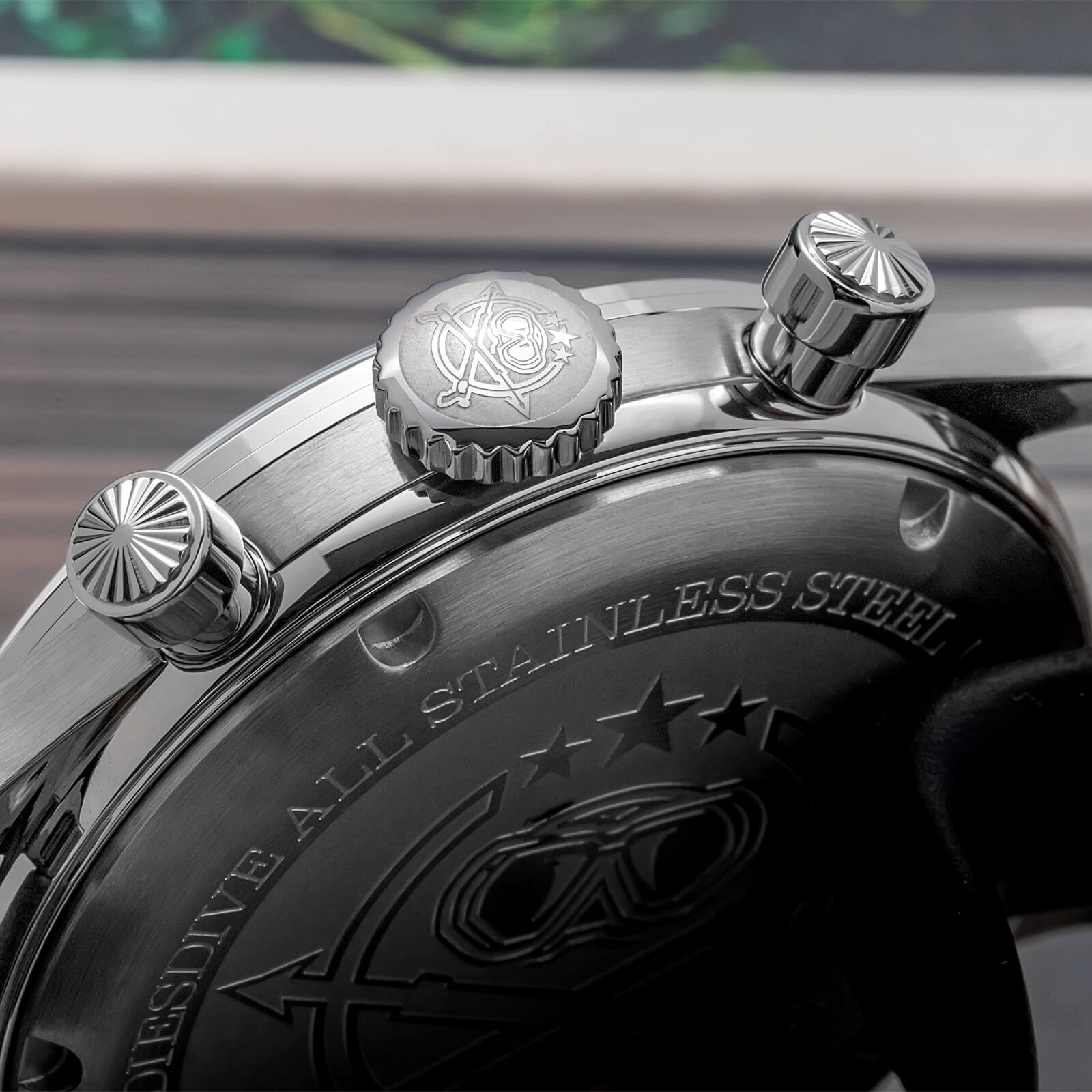 ★Holiday Sale★ADDIESDIVE Panda BB Chronograph Retro Men Watch 38mm Quartz Watch, AD2037