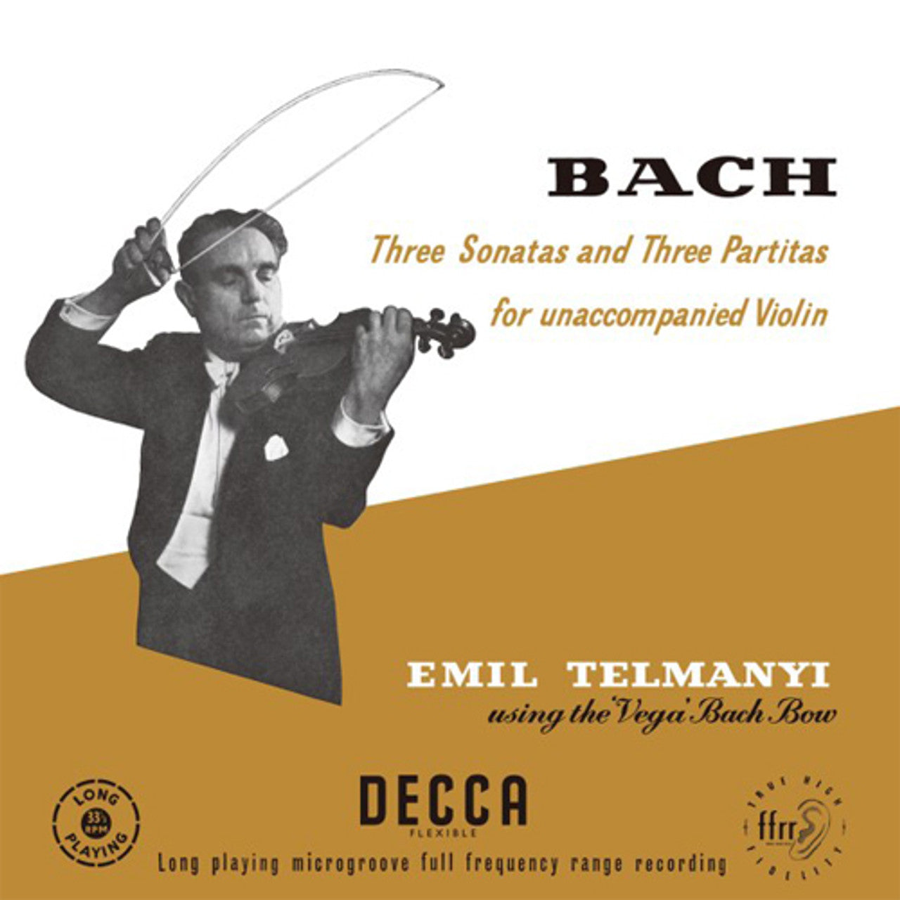 Bach*, Emil Telmányi – Three Sonatas And Three Partitas For Unaccompanied Violin (Analogphonic) (Arrives in 30 Days)