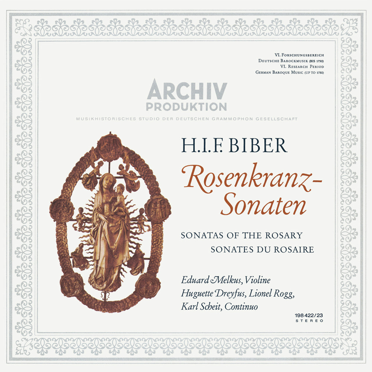 H.I.F. Biber*, Eduard Melkus – Rosenkranz-Sonaten = Sonatas Of The Rosary = Sonates Du Rosaire (Analogphonic) (Arrives in 30 Days)