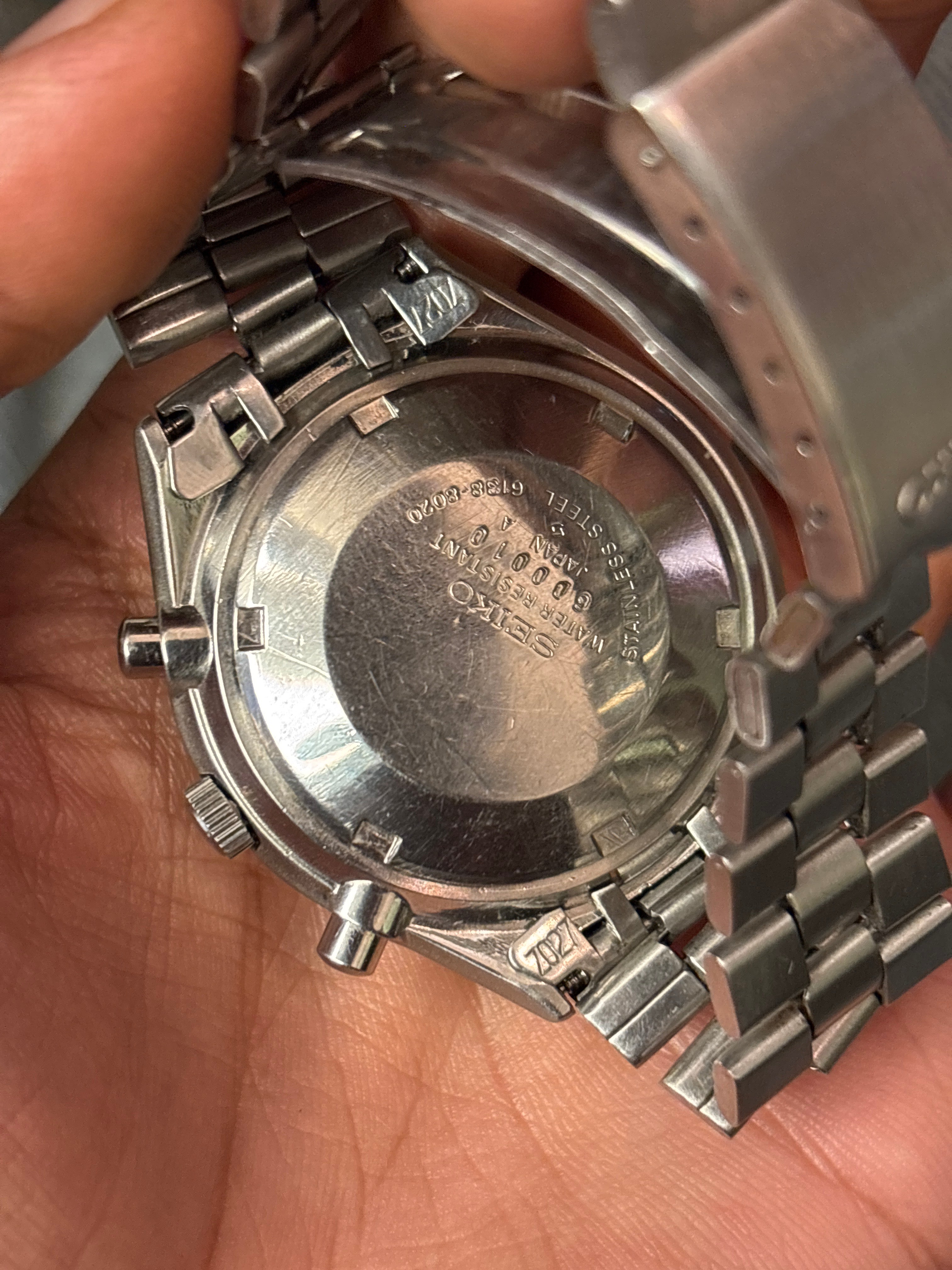 Seiko Panda Chronograph 6D0010 (Ref. 6138-8020) (38mm; Automatic)
