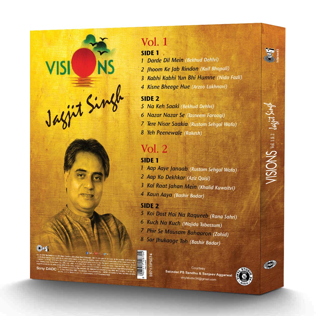 Jagjit Singh – Visions Vol. 1 & 2 (Boxset) (Arrives in 7 Days)