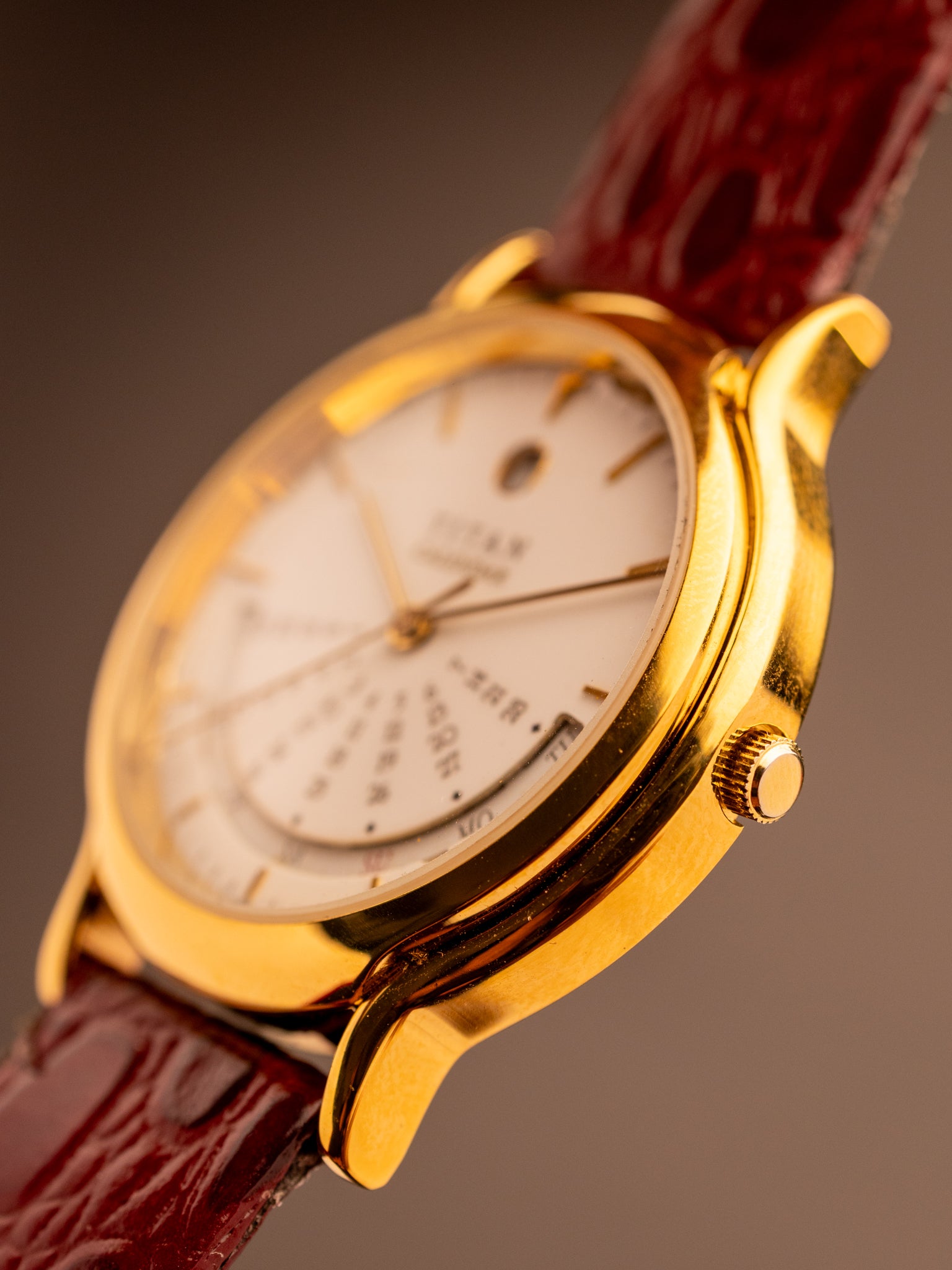 Titan Perpetual Calendar (Ref. 257YAA) (36mm; Quartz) (Rare; Mint Condition)