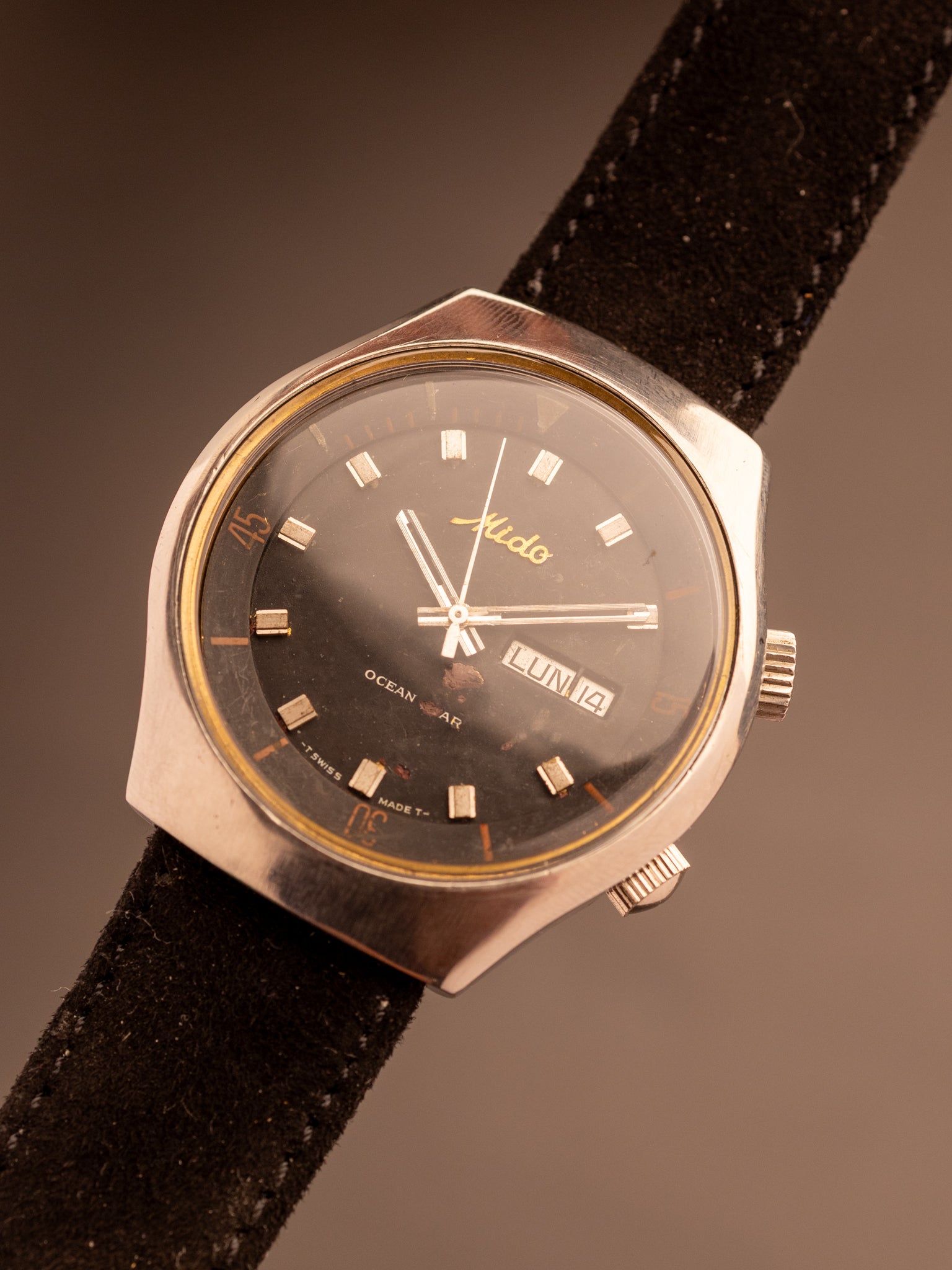 Mido Ocean Star Super Compressor Brevet (Ref. Unknown) (40mm; Automatic) (Extremely Rare)