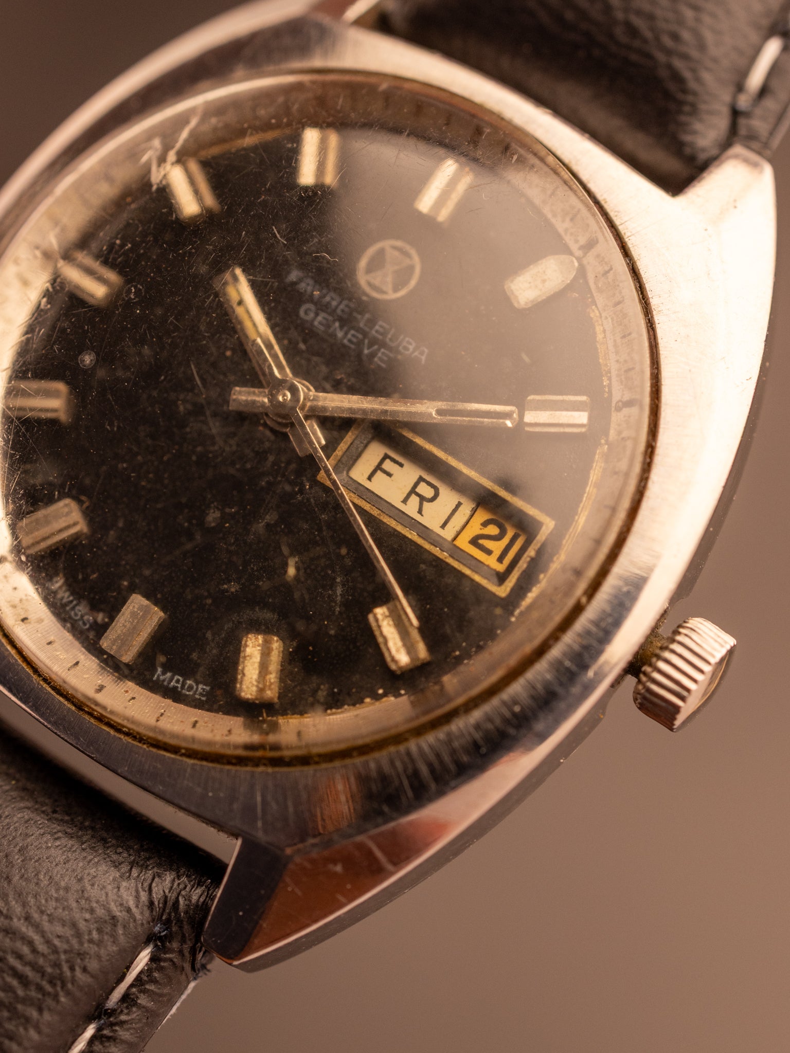 Favre Leuba Geneve (Ref. 59993) (35mm; Automatic) (Very Rare; Varient)