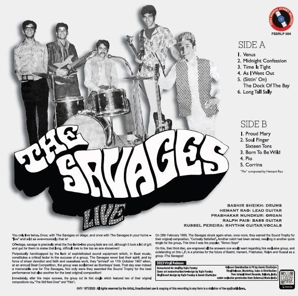 The Savages - Live (Red) (Arrives in 2 Days)