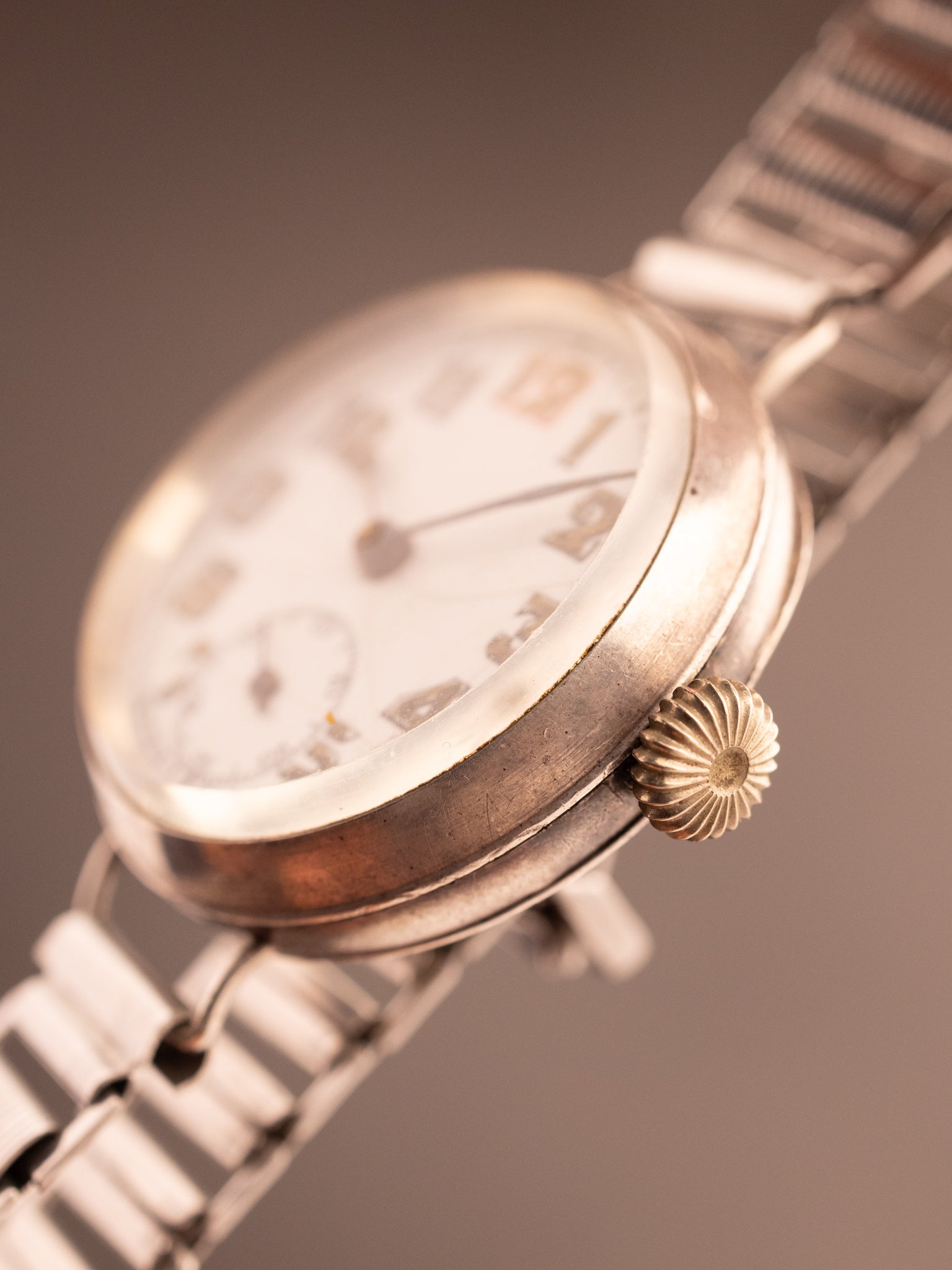 Sterling Silver Vintage Trench Watch 10126 (Ref. 10126) (32mm; Manual) (Very Very Rare)