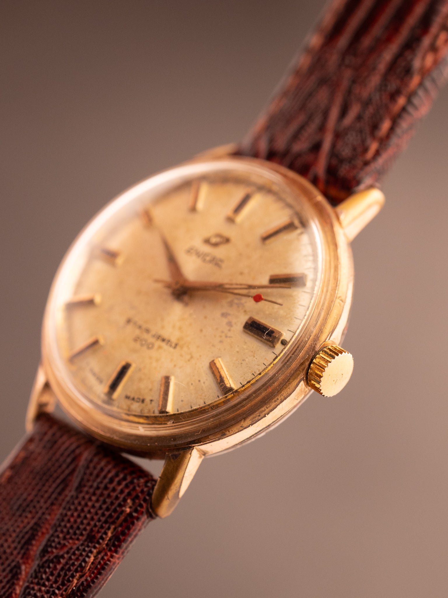 Enicar Star Jewels 200 20 Micron Gold Plated (Ref. 140-39-05 C) (35mm; Manual) Rare