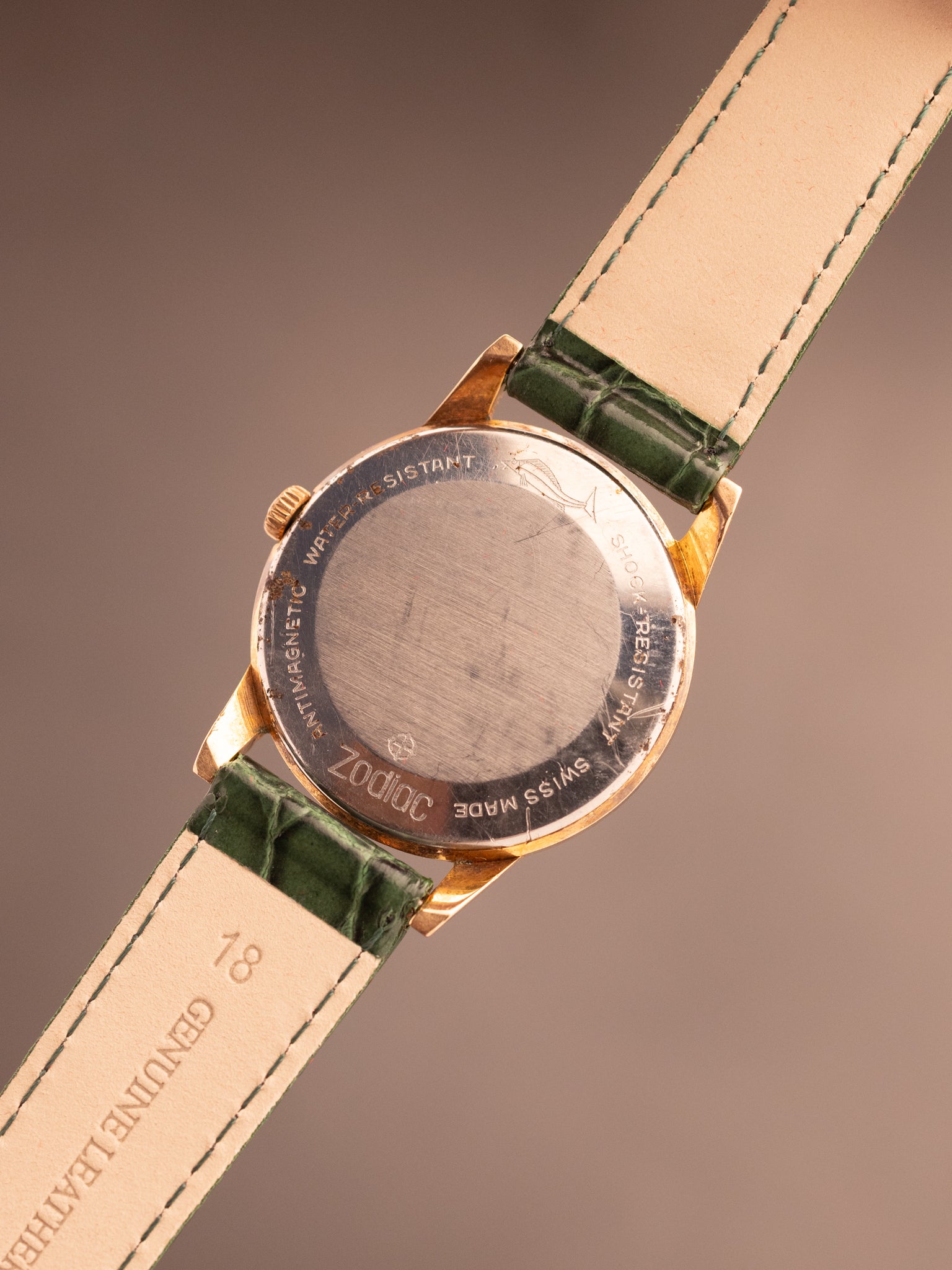 Zodiac Hermetic Super 18k Gold Filled (Ref. Unknown) (33mm; Manual) Rare