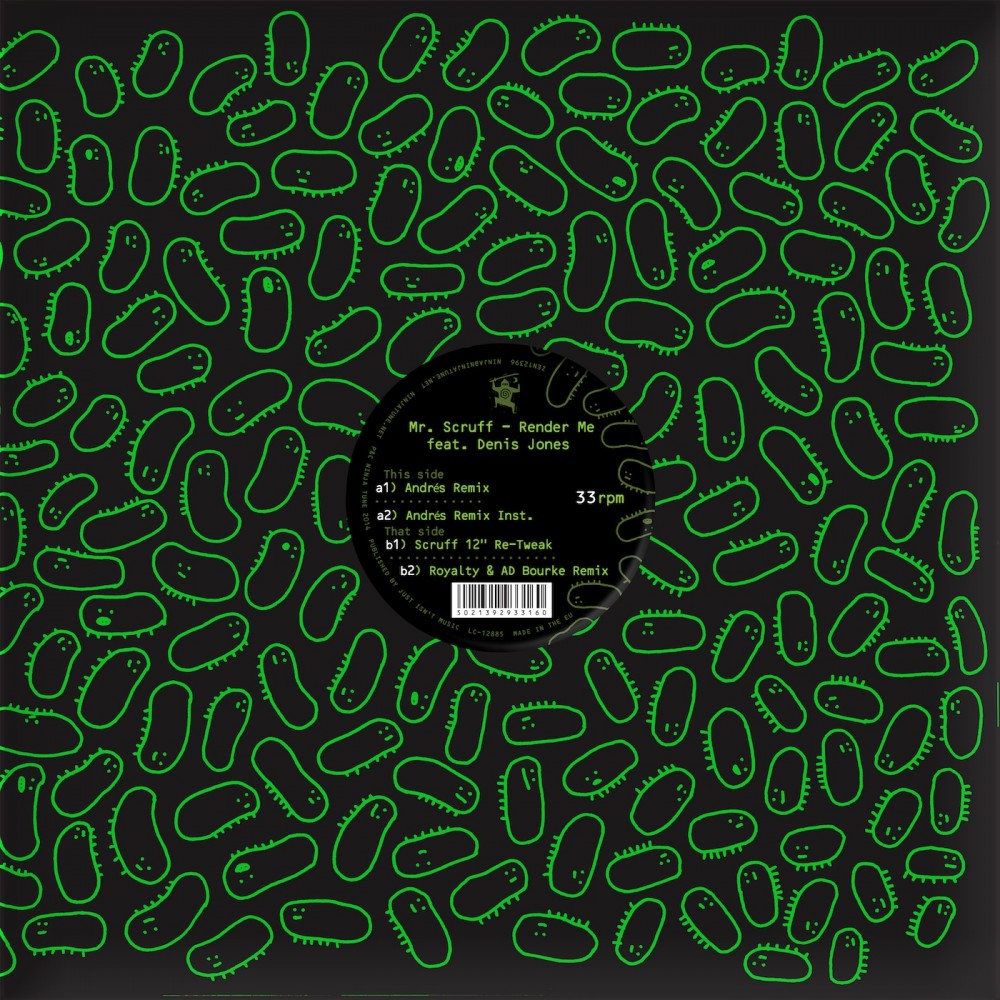Mr. Scruff Feat. Denis Jones – Render Me (Remixes) (Ninja Tune) (Arrives in 30 Days)
