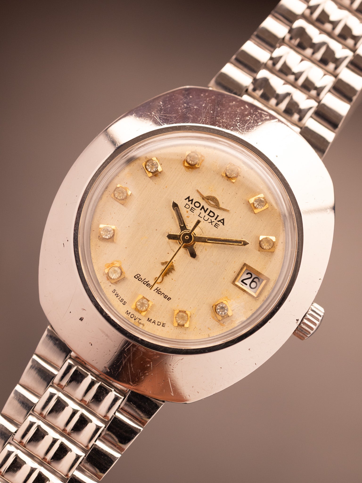 Mondia De Luxe Golden Horse Super Mint (Ref. NO 9039) (36mm; Manual)