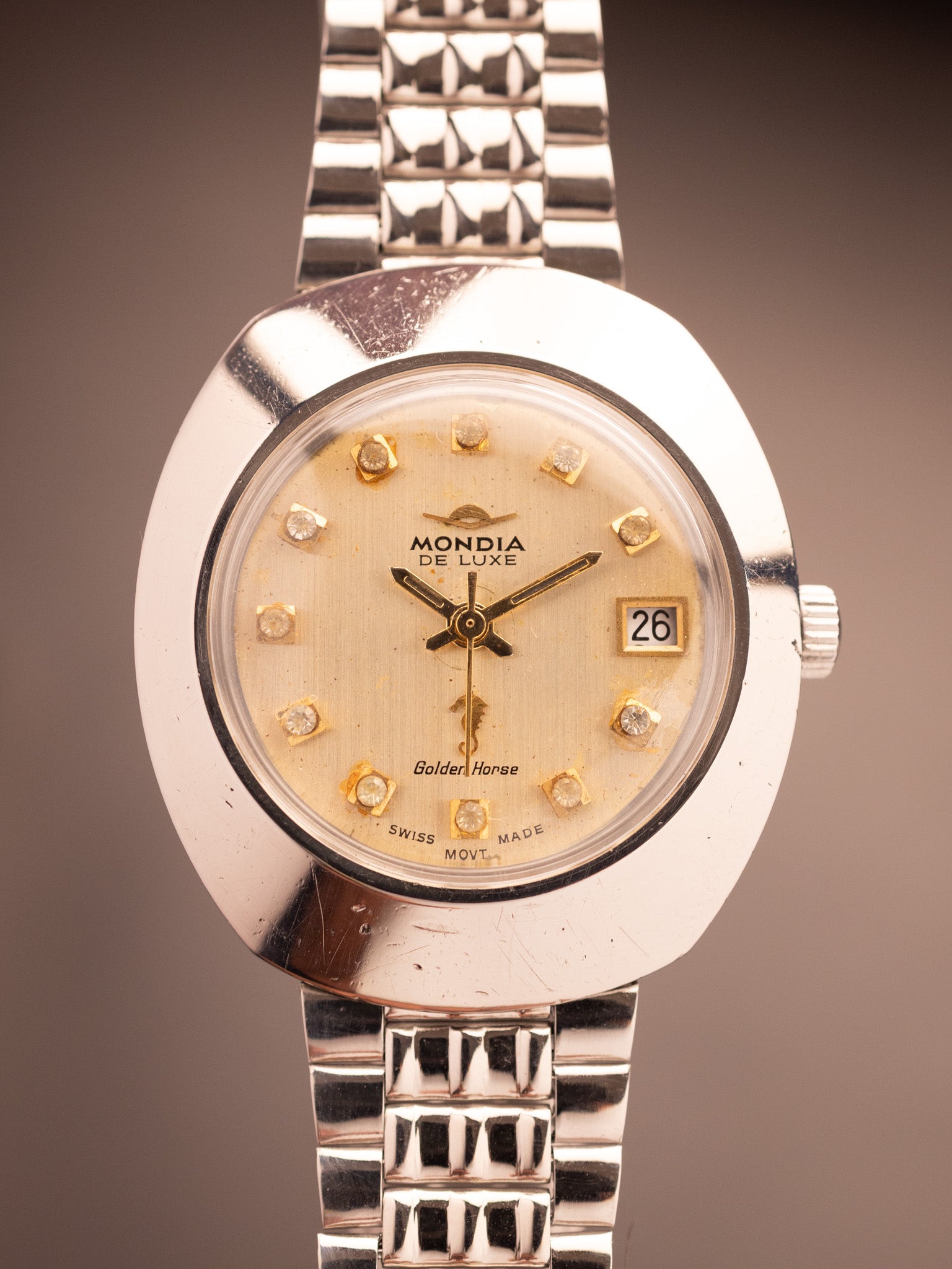 Mondia De Luxe Golden Horse Super Mint (Ref. NO 9039) (36mm; Manual)