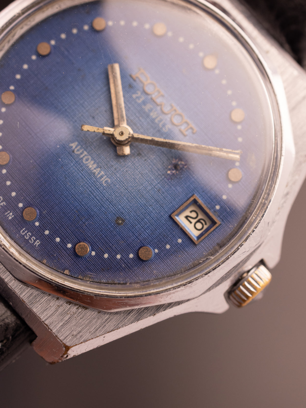 Poljot Dater (Ref. 747702) (37mm; Automatic) (Very Rare)