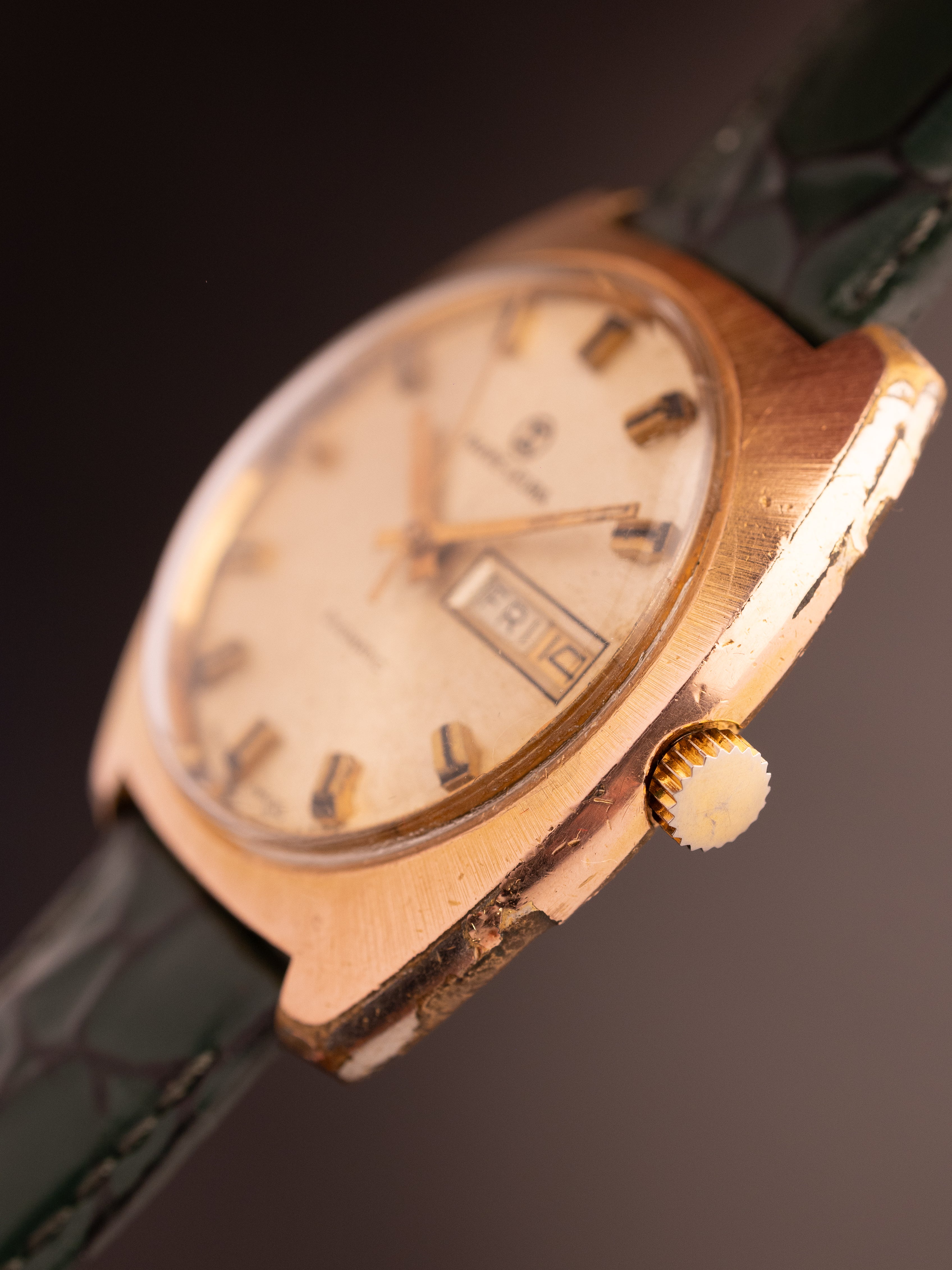 Favre Leuba Duomatic XL Gold (Ref. 75012) (38mm; Automatic)