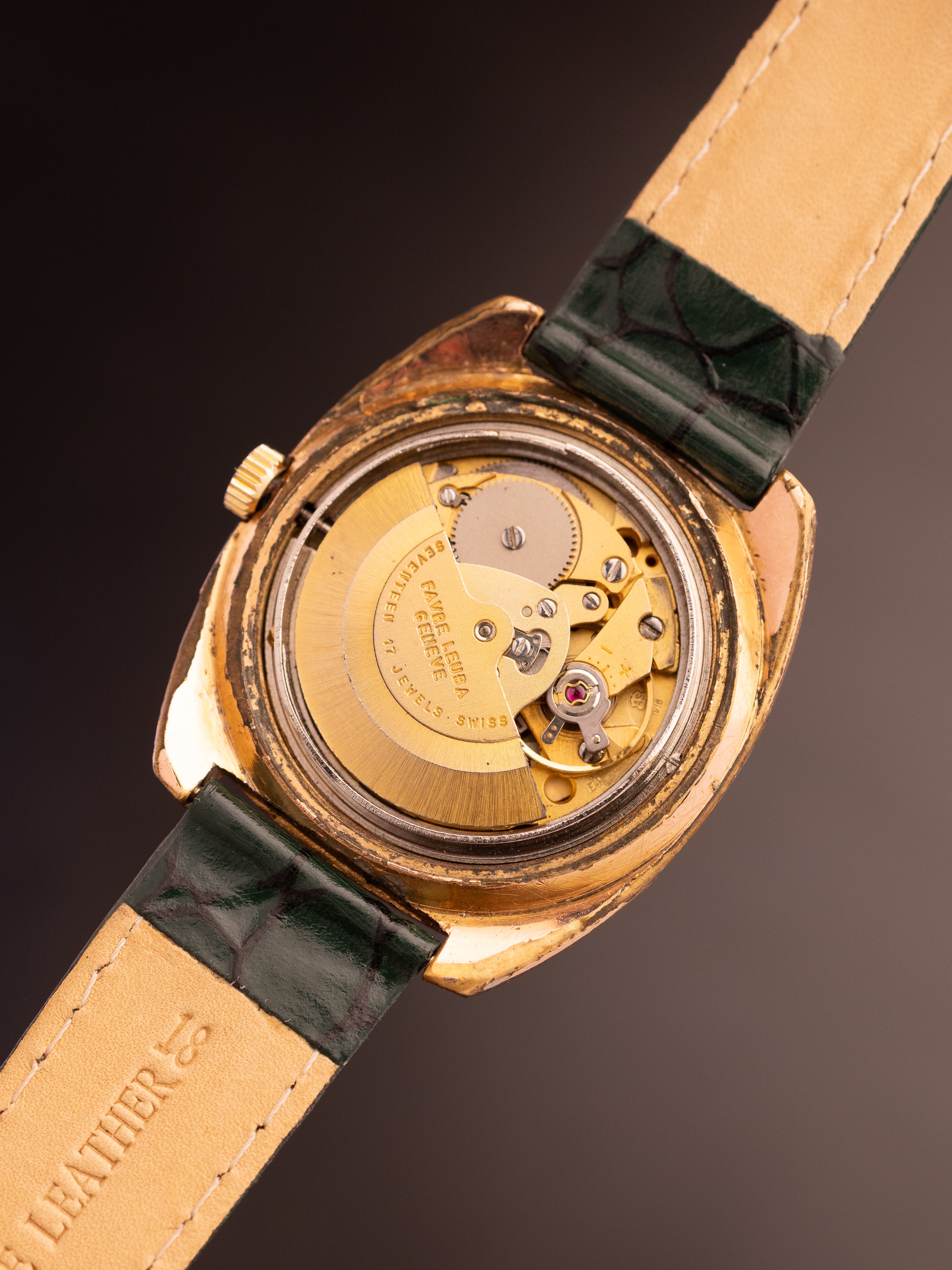 Favre Leuba Duomatic XL Gold (Ref. 75012) (38mm; Automatic)