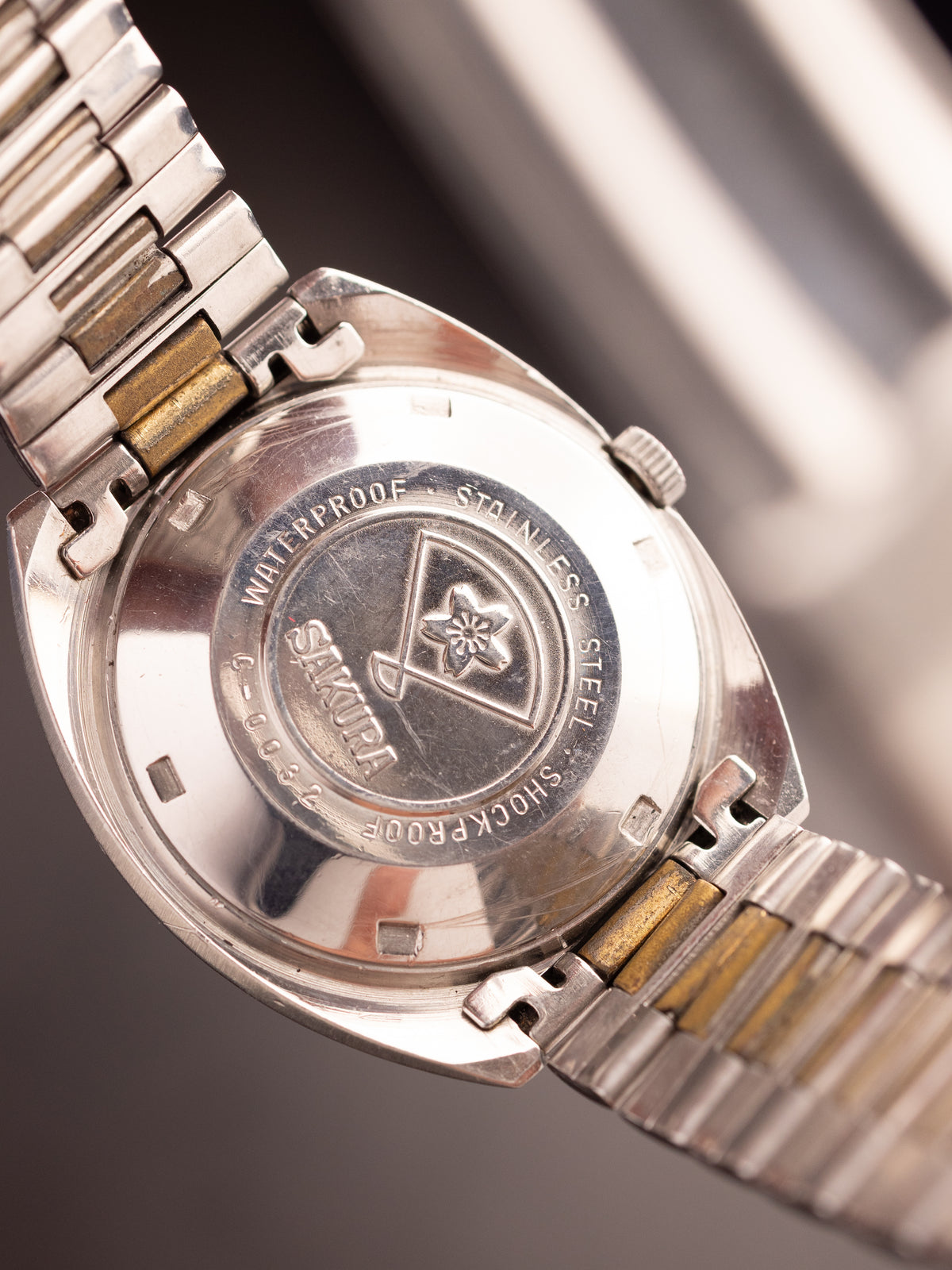 Sakura Crystal 21 Jewels (Ref. C-0032) (38mm; Automatic) (Rare)