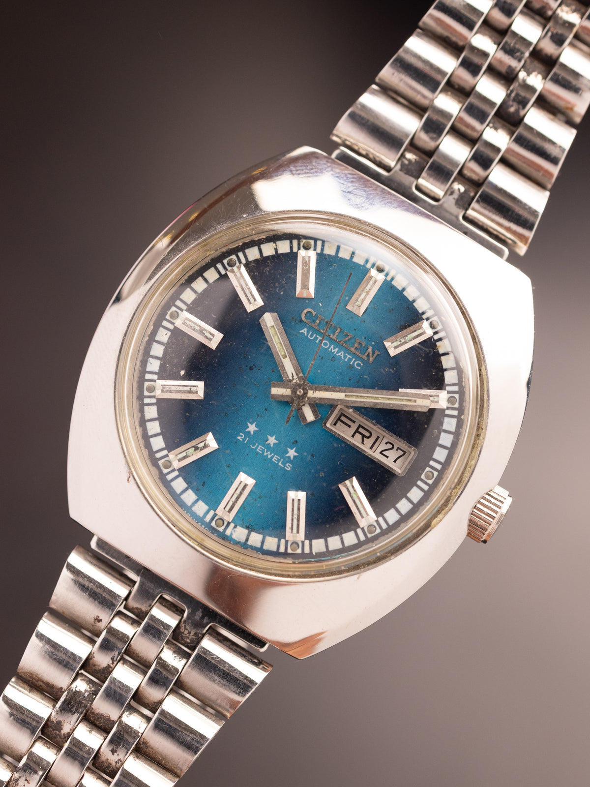 Citizen 6501 Three Star Mint 50256839 (Ref. 4-165217 SMT) (37mm; Automatic) (Rare)