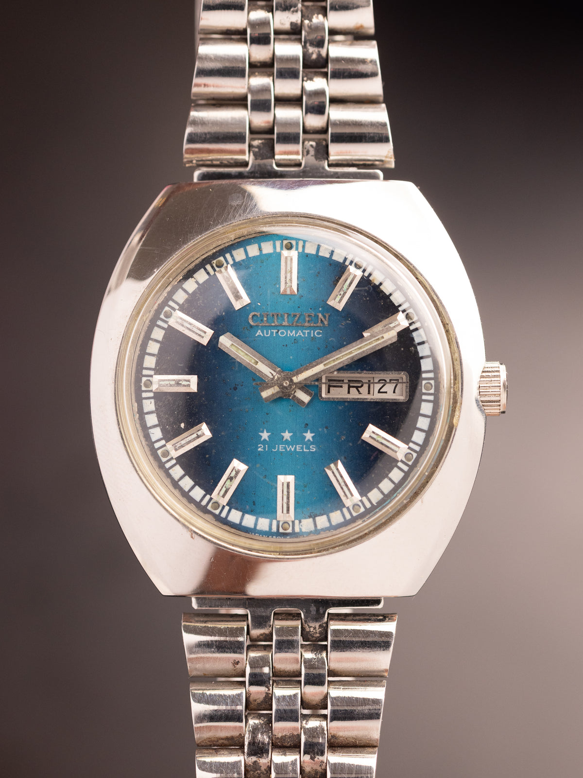 Citizen 6501 Three Star Mint 50256839 (Ref. 4-165217 SMT) (37mm; Automatic) (Rare)