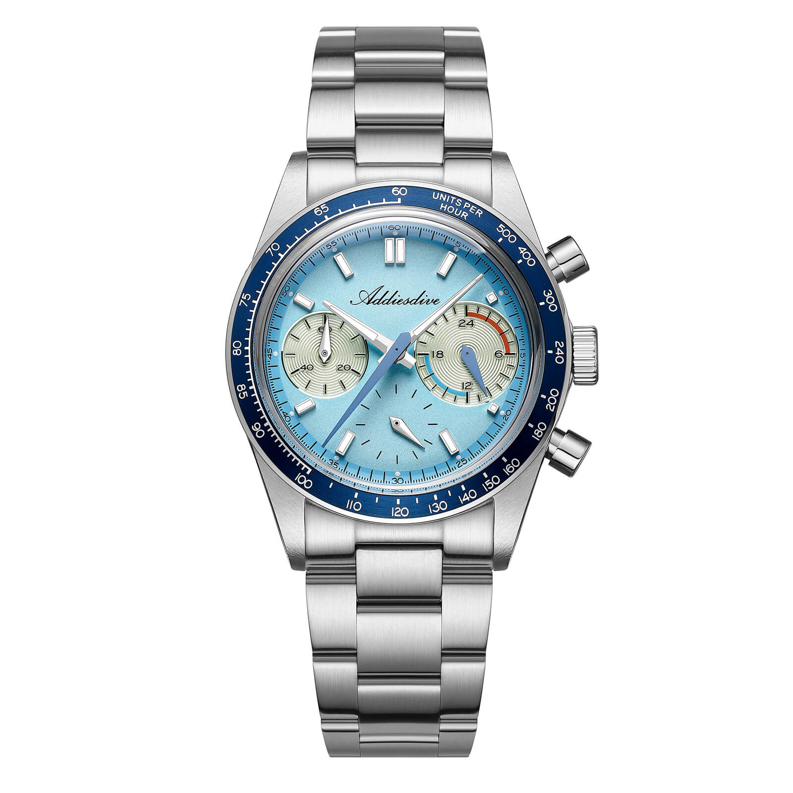 ★Holiday Sale★ADDIESDIVE 37mm VK63 Racing Chronograph Quartz Watch AD2539