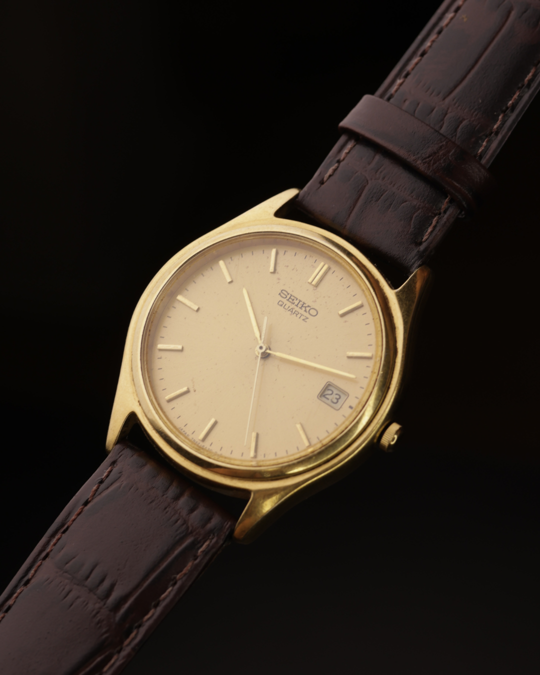 Seiko Vintage Quartz Watch | Gold-Tone | Japan Made | 1980s