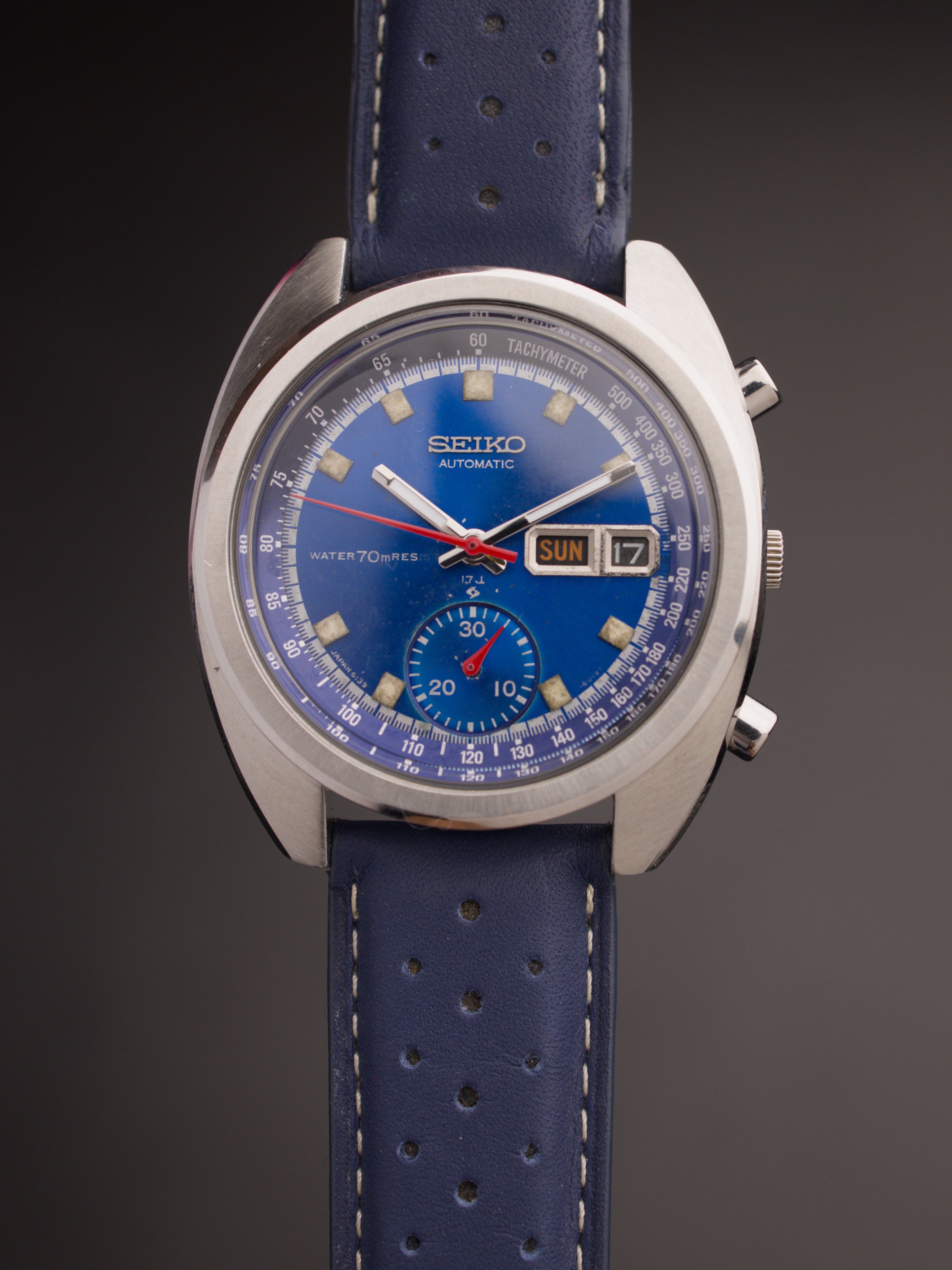 Seiko Blue Bruce Lee (Ref. 091715/6139-6011) (40mm; Automatic)