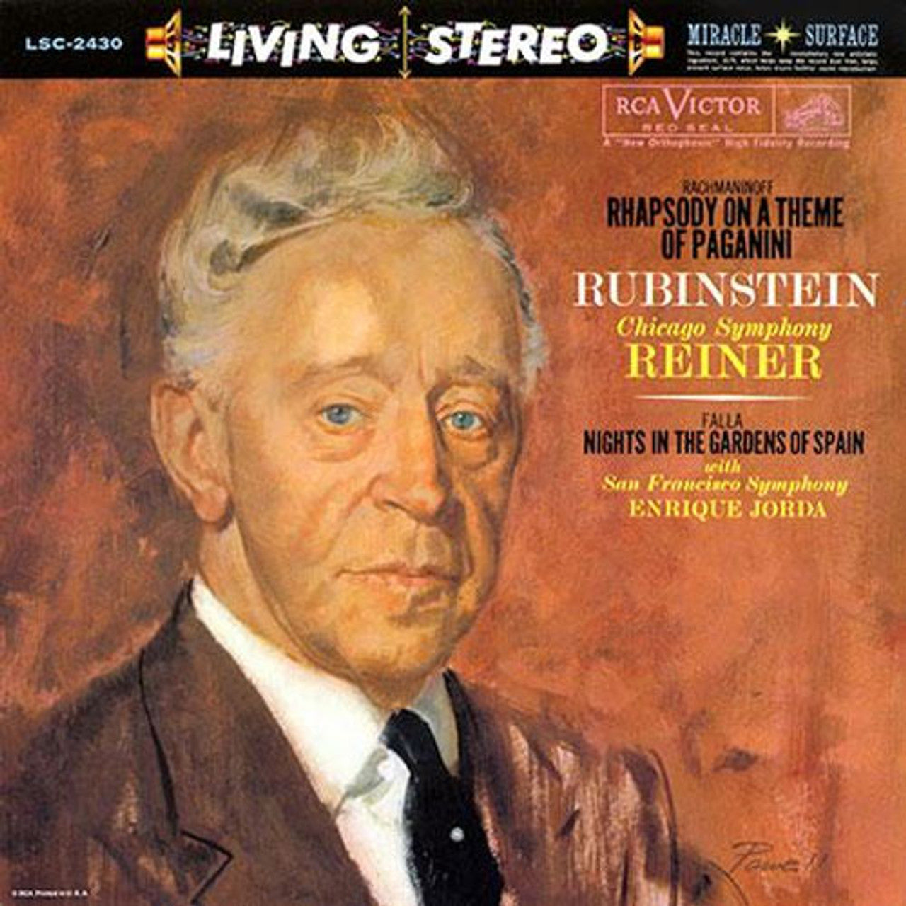 Fritz Reiner - Rachmaninoff Rhapsody on a Theme of Paganini (Analogue Pressing) (Arrives In 30 Days)