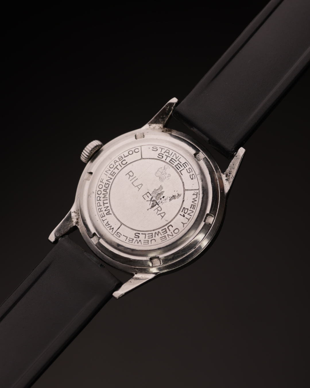 Rila Extra Vintage Watch | 21 Jewels | Swiss Made | Guilloché Dial | 1960s