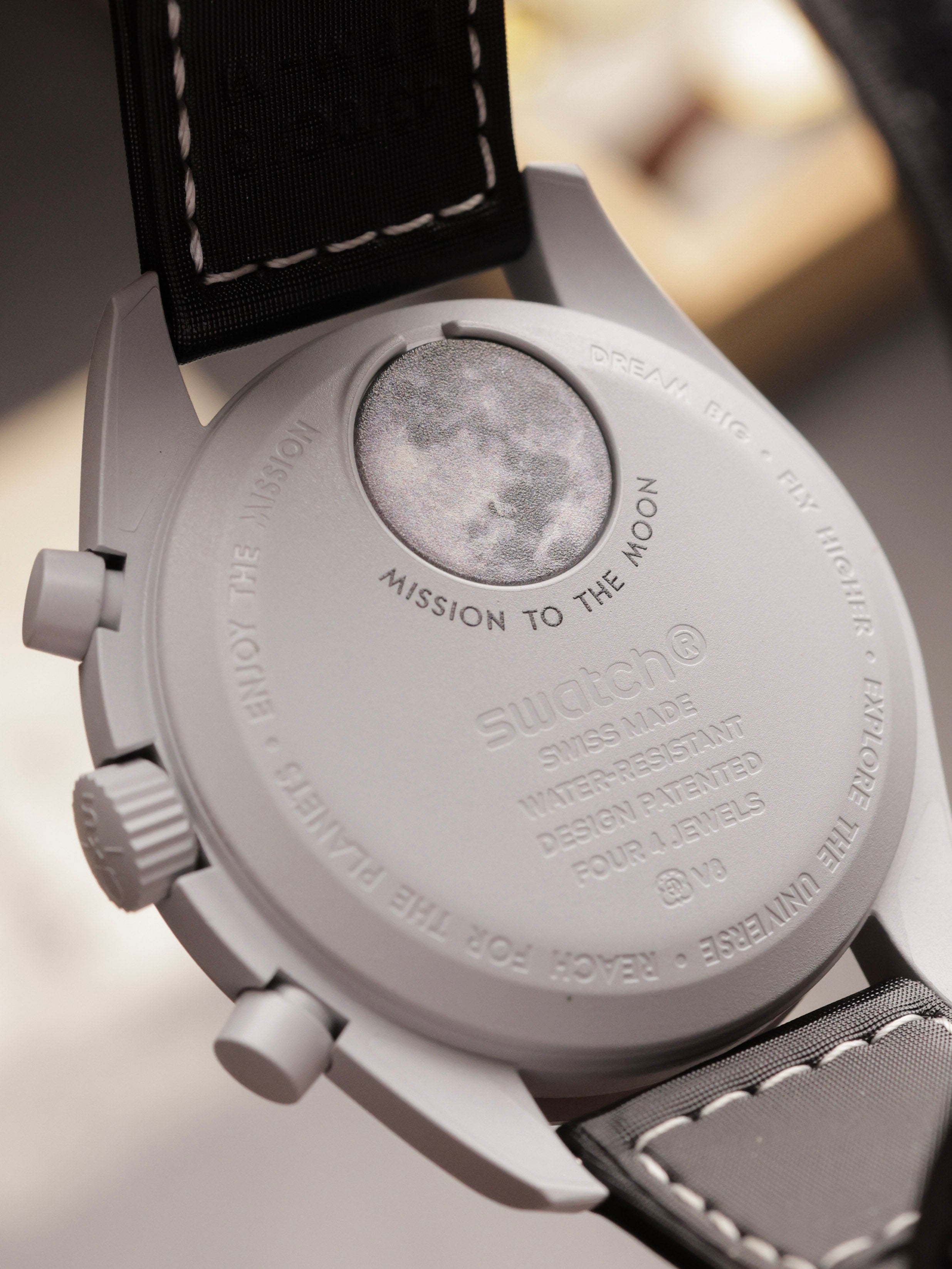 Omega × Swatch Bioceramic Moonswatch — Mission to Earthphase