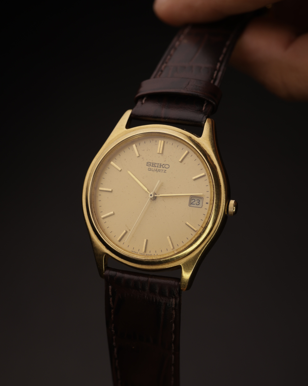 Seiko Vintage Quartz Watch | Gold-Tone | Japan Made | 1980s