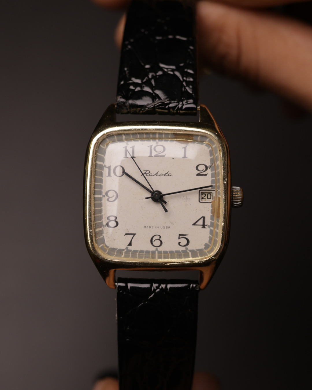 Raketa USSR Vintage Square Dress Watch | Mechanical | Circa 1980s