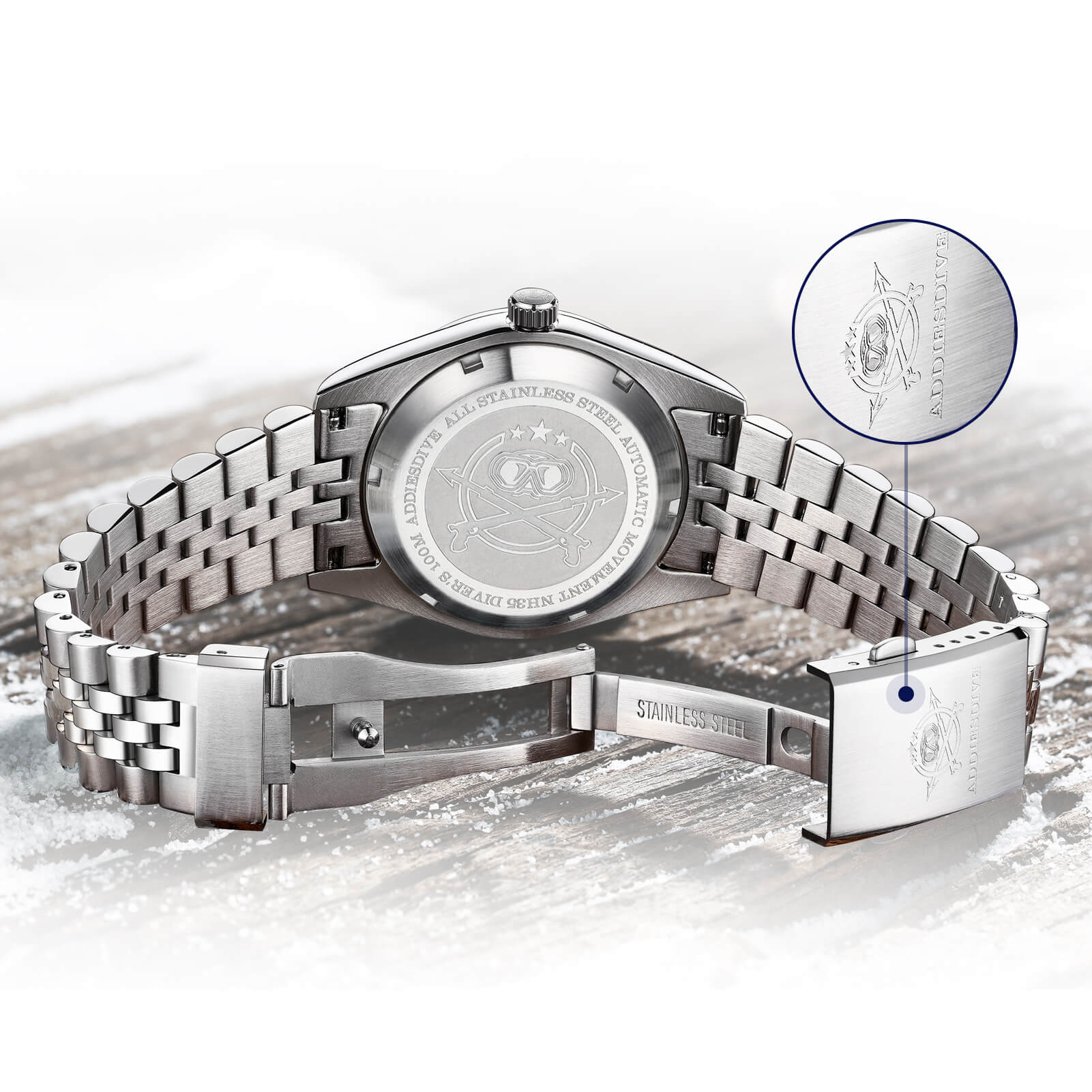 ★Holiday Sale★ADDIESDIVE 39mm Retro Mechanical Men Watch AD2118