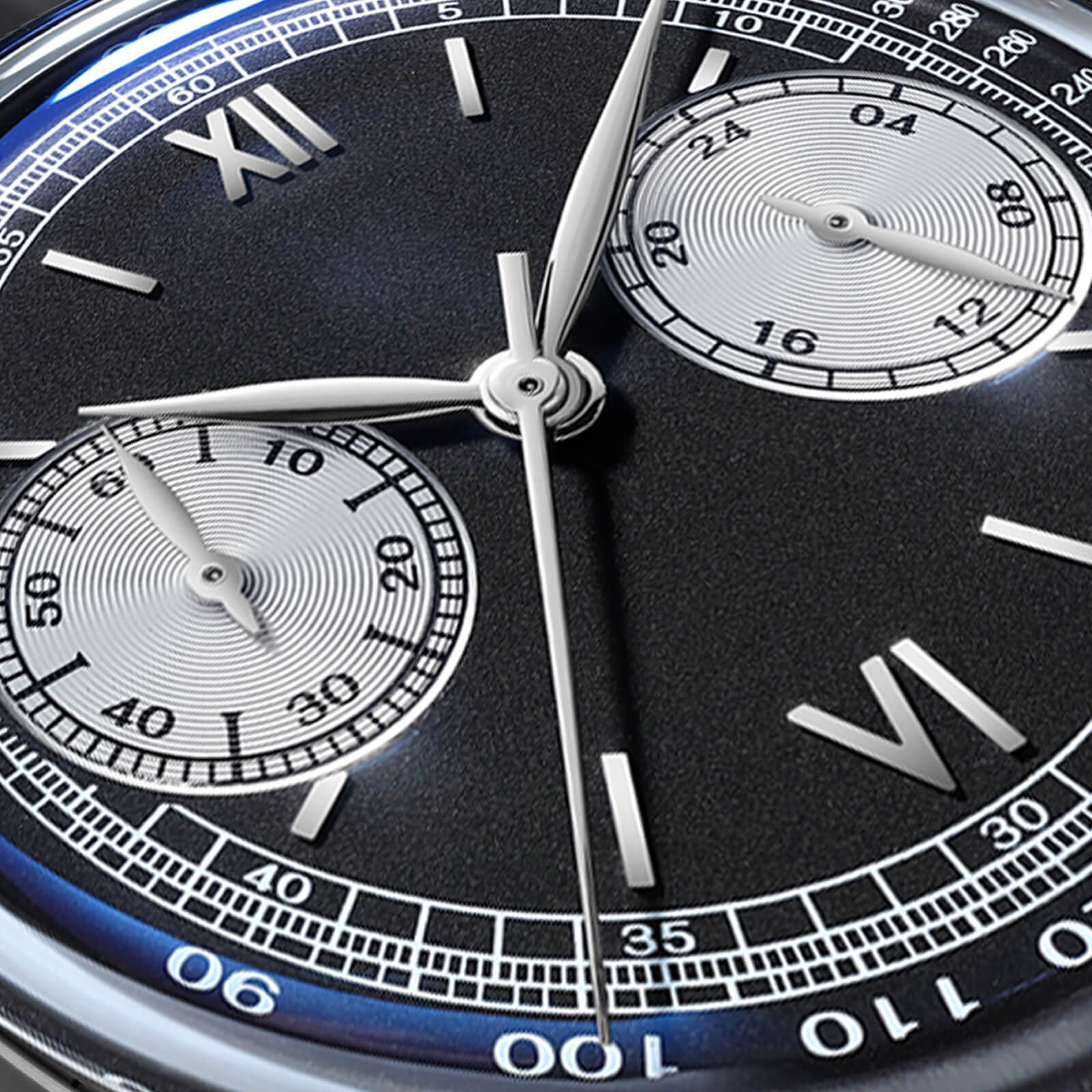 ★Holiday Sale★ADDIESDIVE Panda BB Chronograph Retro Men Watch 38mm Quartz Watch, AD2037