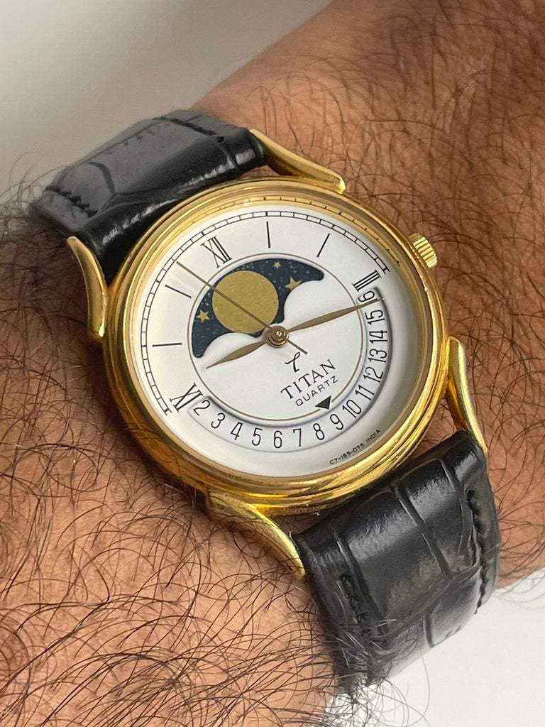 1990’s Titan with Moon Phase (Quartz)