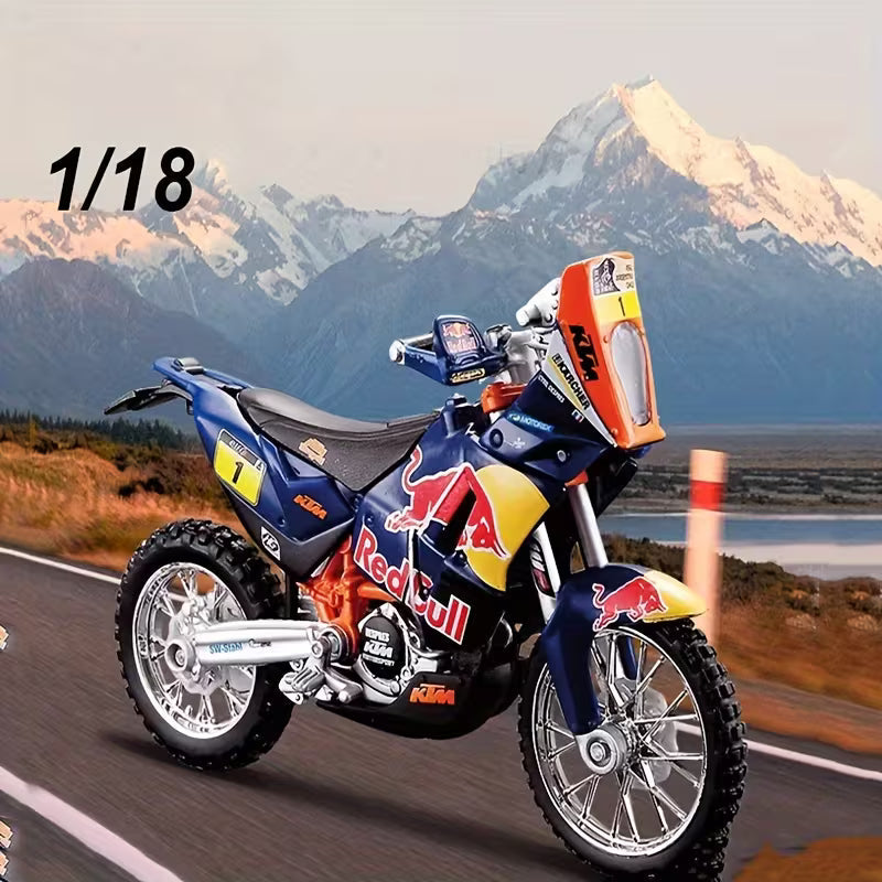 Bburago - 1 : 18 Diecast Scale Model - Official Licensed Product - KTM 450 Rally (Dakar Rally)