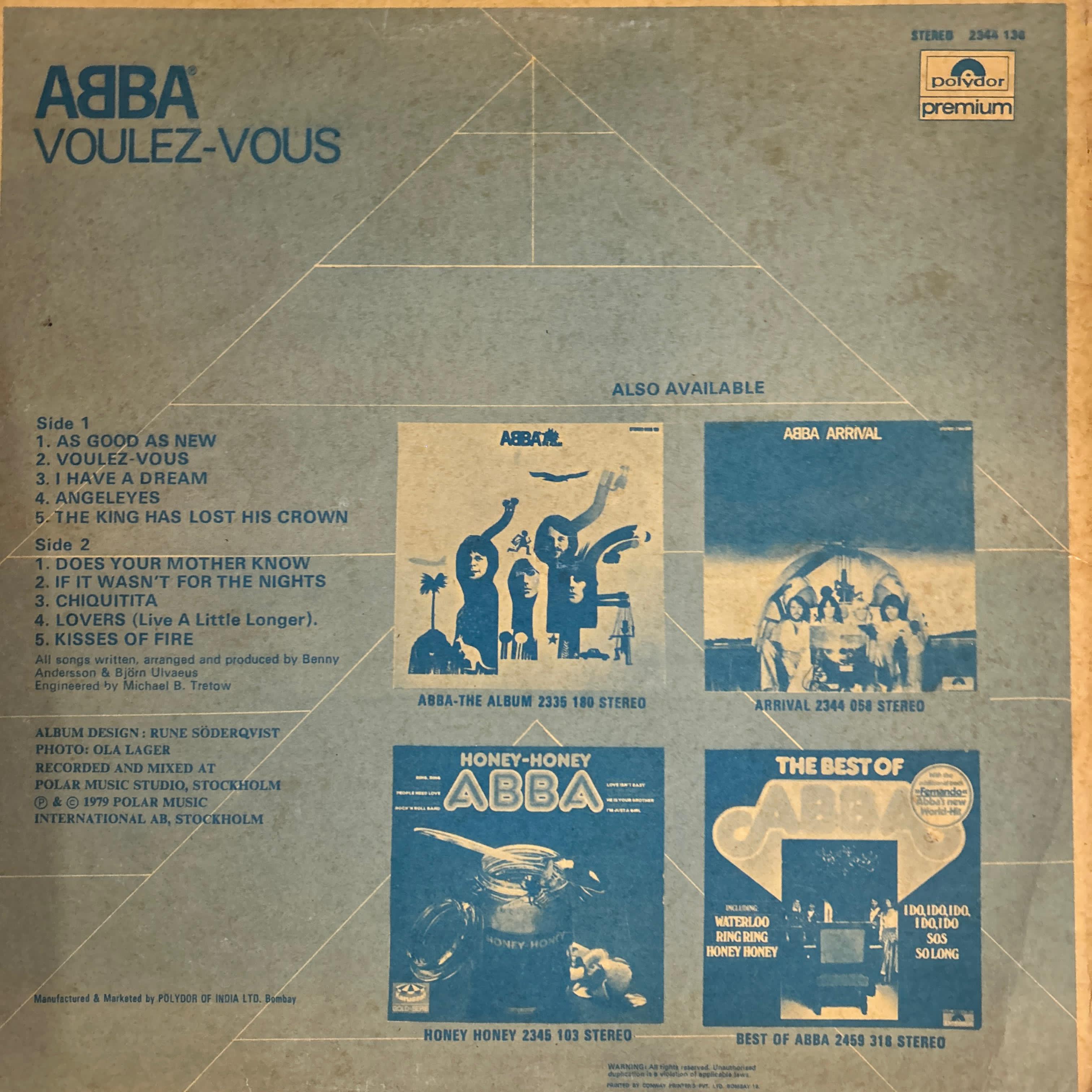 ABBA – Voulez-Vous (Used Vinyl - VG) NJ Marketplace