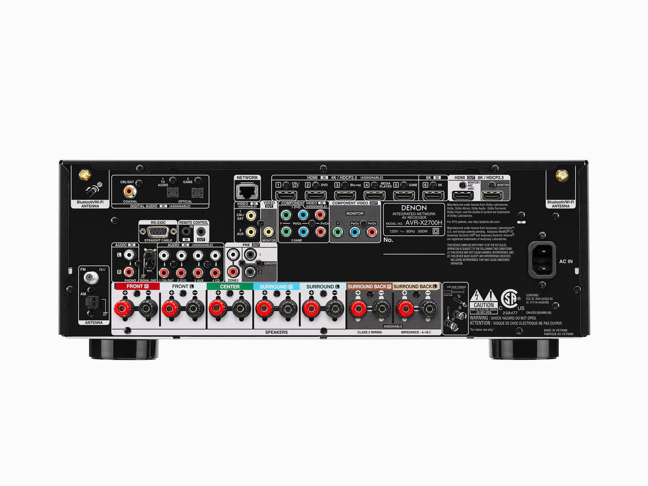 DENON AVR-X2700H AVアンプ Amazon.co.jp: デノン Denon AVR-X2700H 8K Ultra HD HDR10+