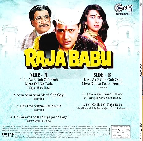Anand Milind - Raja Babu (Arrives in 4 Days)