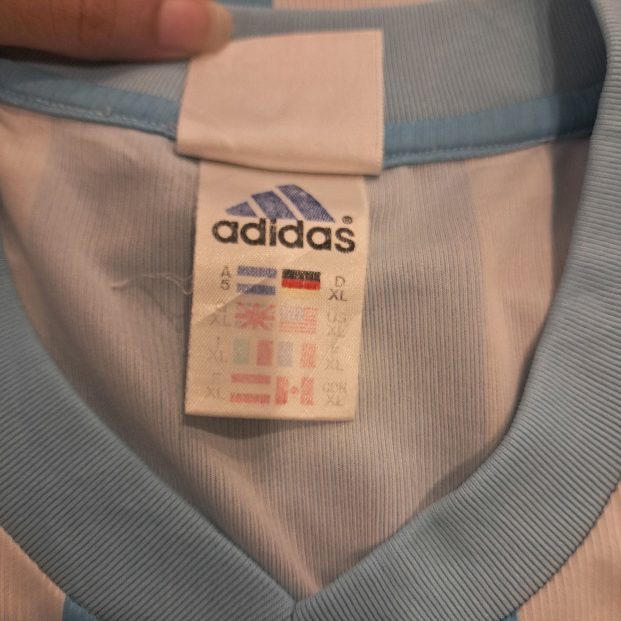 2002 Argentina Home Jersey - XL