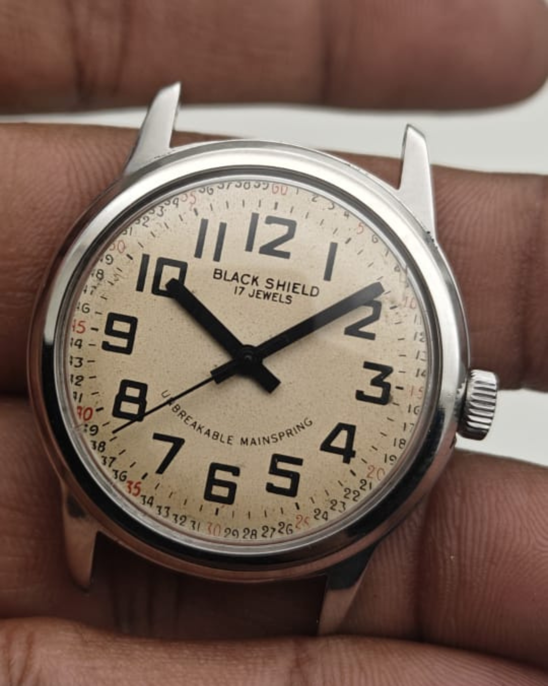 Black Shield Vintage Watch (Automatic)