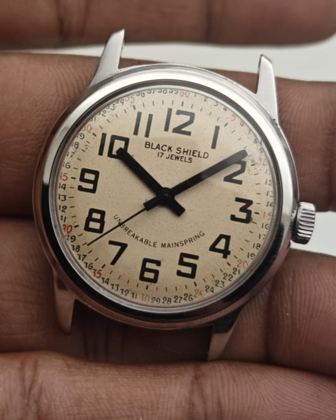 Black Shield Vintage Watch (Automatic)