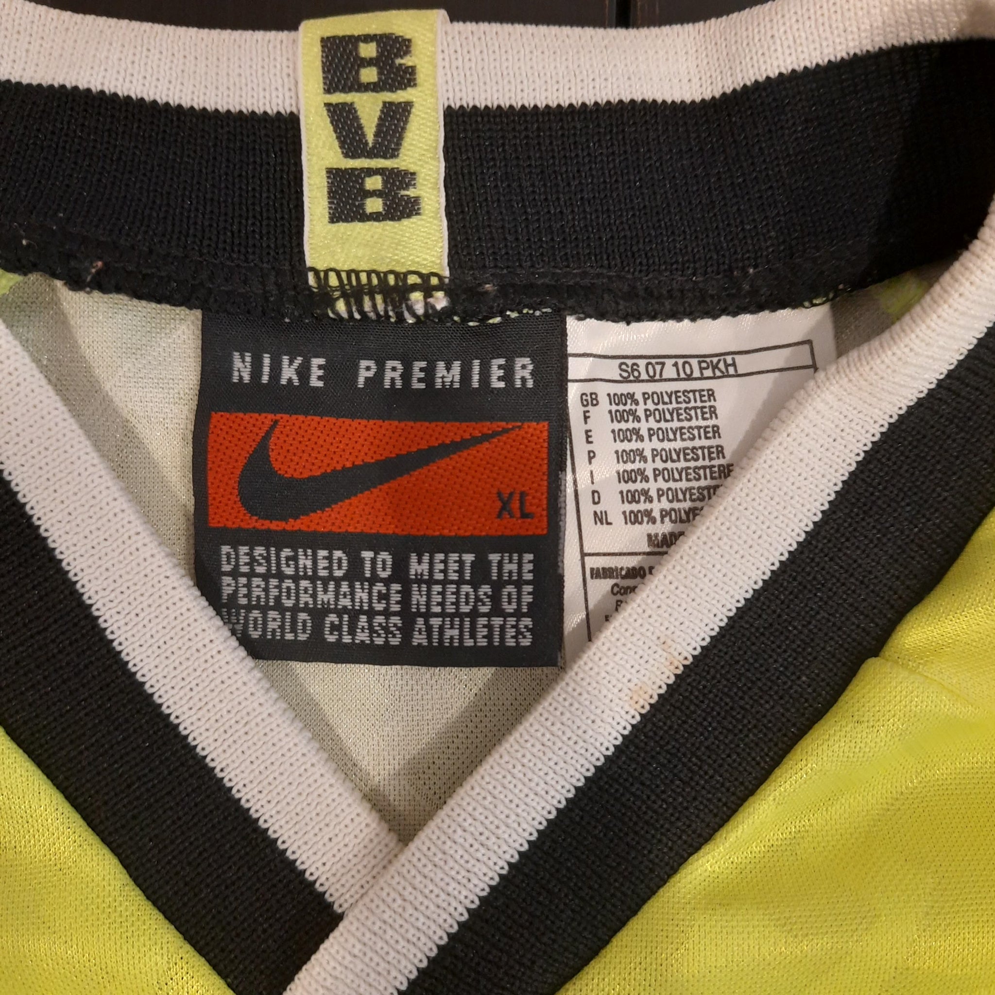 1995-96 Borussia Dortmund Home Jersey - XL