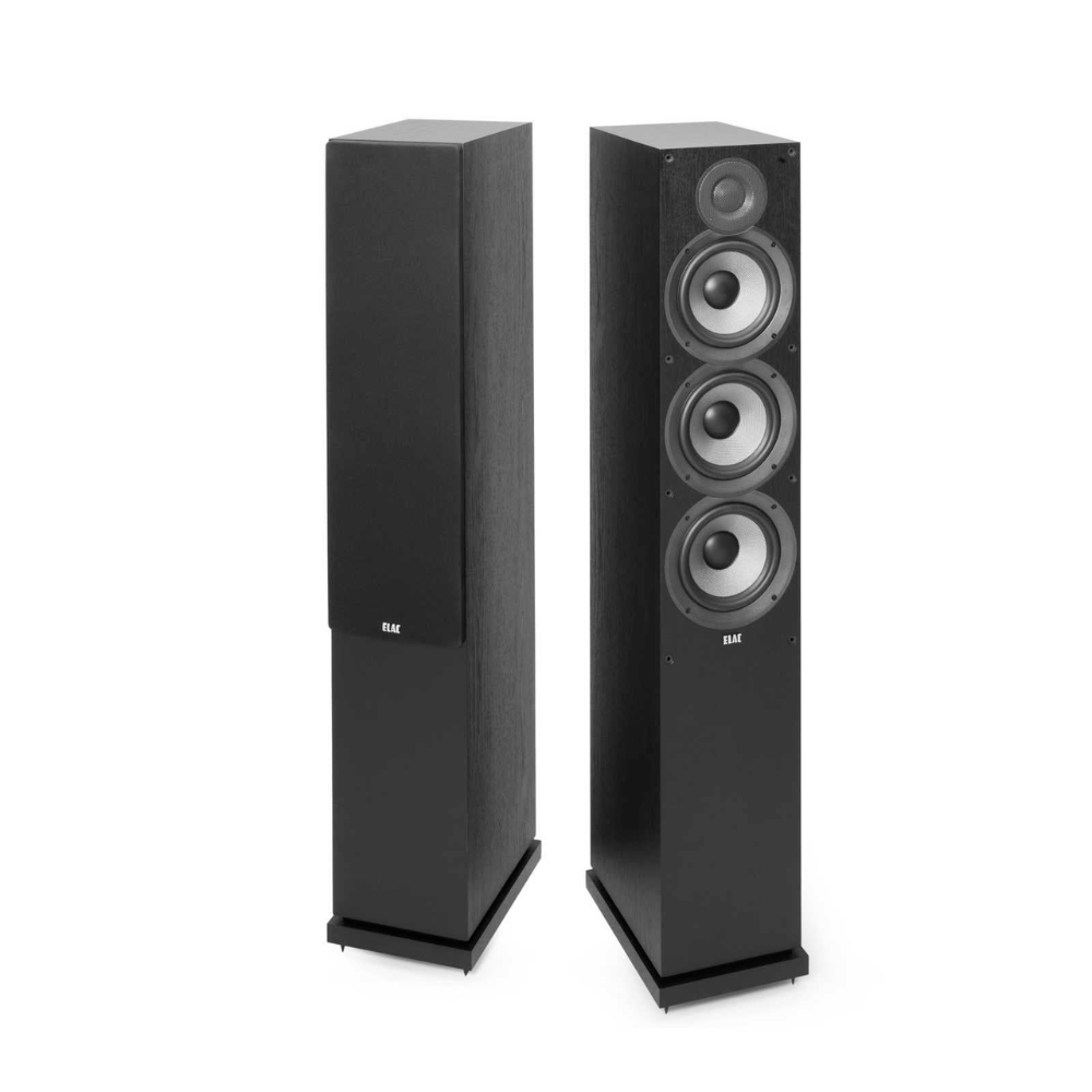 ELAC Debut F6.2 Floorstanding Speaker (Black Brushed)