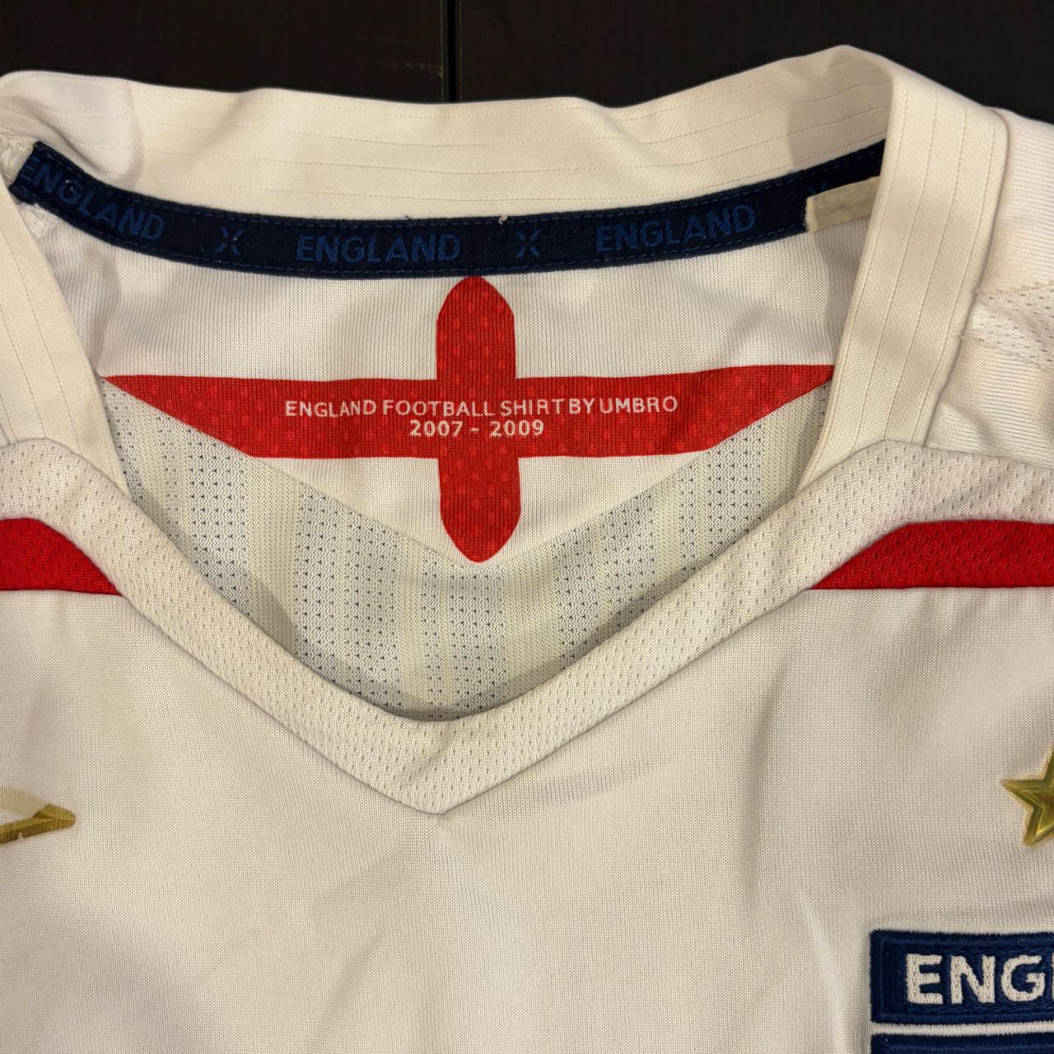 2006 England Home Jersey - L