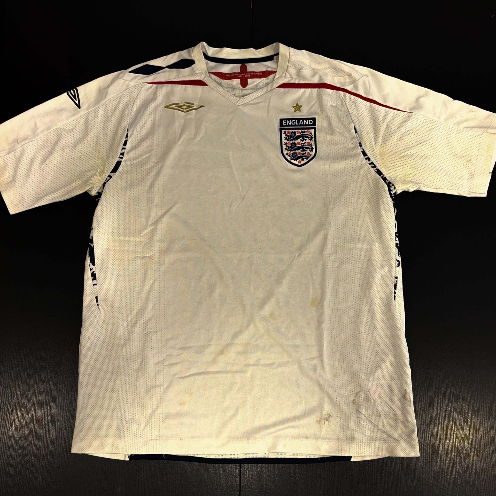 2006 England Home Jersey - L